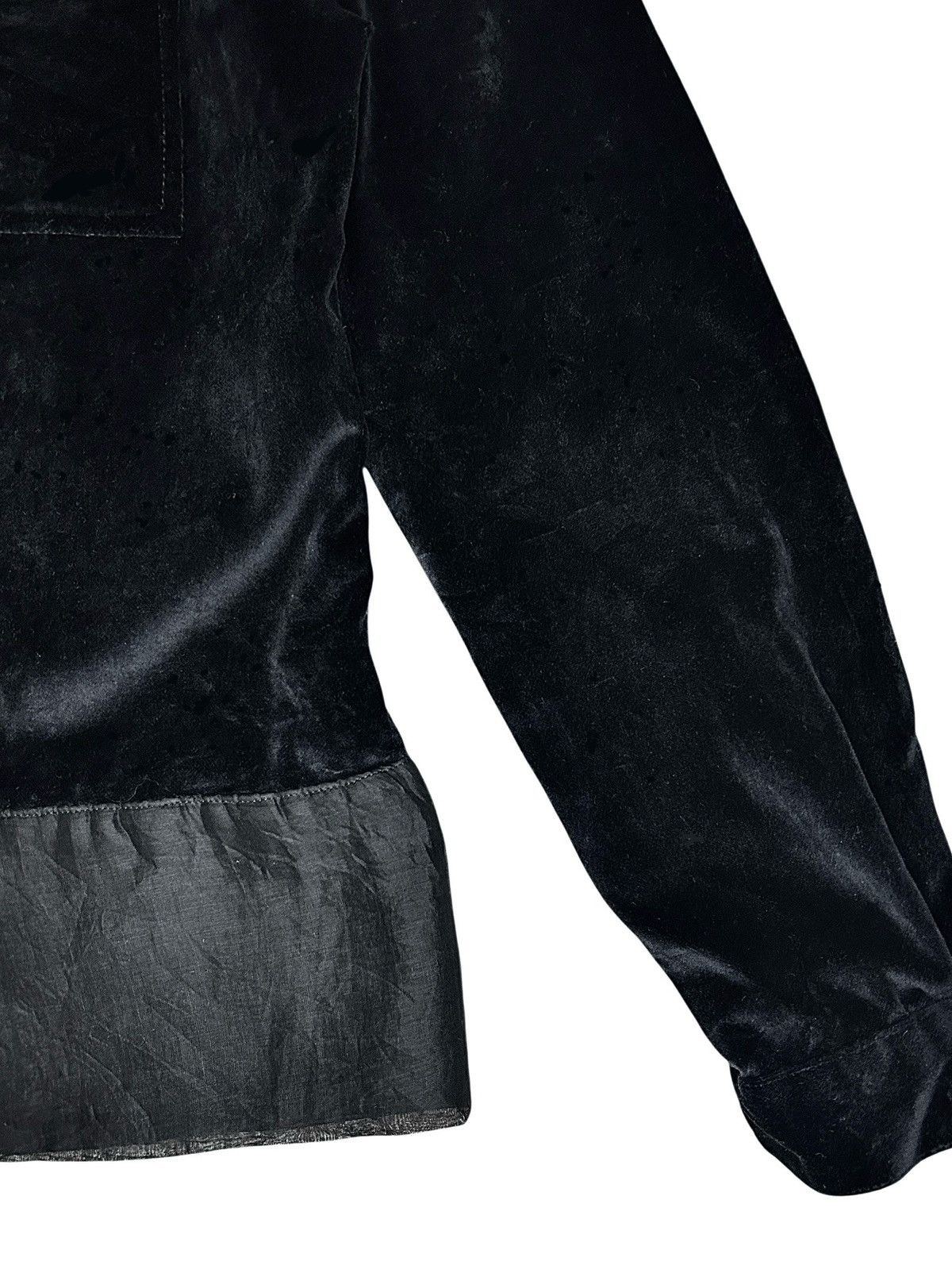 Helmut Lang F/W 97 Velvet Trucker Jacket Size M / US 6-8 / IT 42-44 - 5 Thumbnail