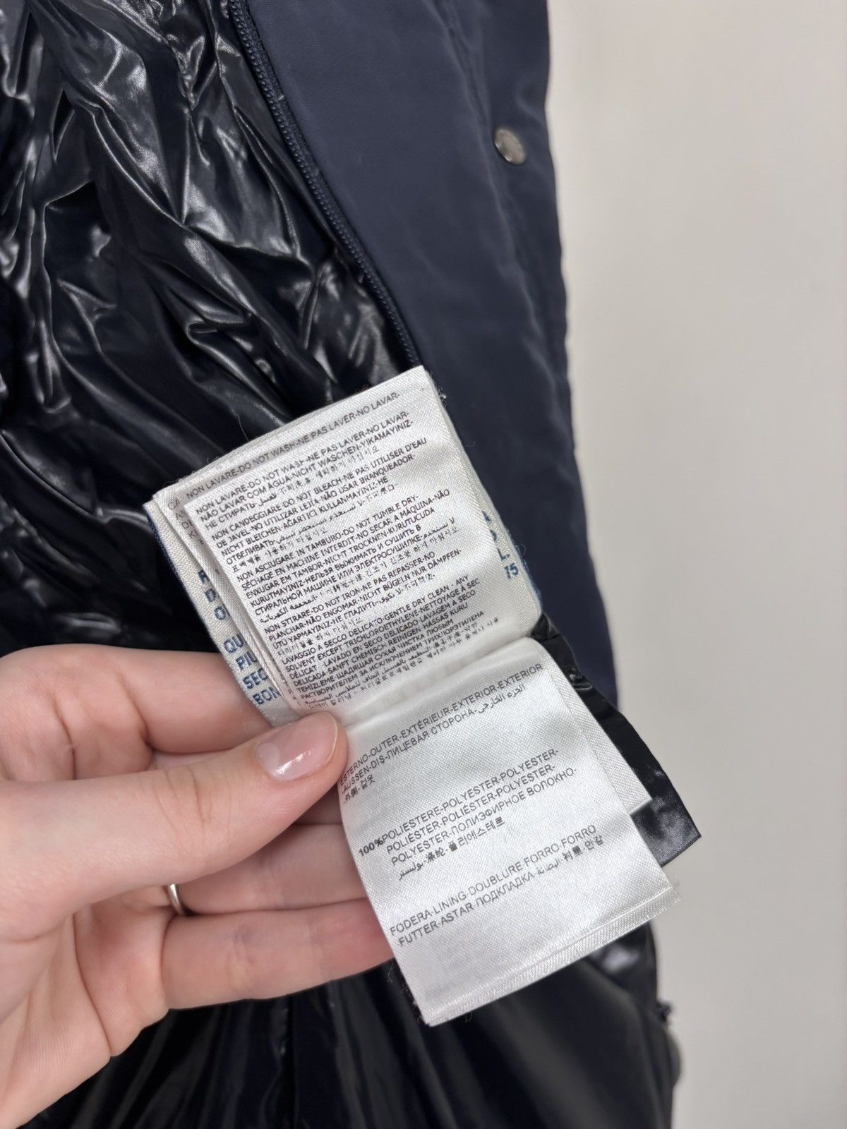 Moncler Moncler Romney Women’s Navy Blue Down Puffer Jacket Coat Size XL / US 12-14 / IT 48-50 - 18 Thumbnail
