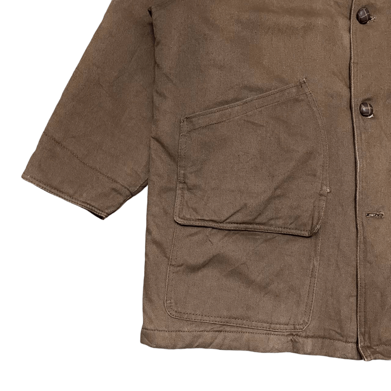 Hunter Vintage Artisanat Chore Hunting Jacket Leather Collar Size US L / EU 52-54 / 3 - 4 Thumbnail