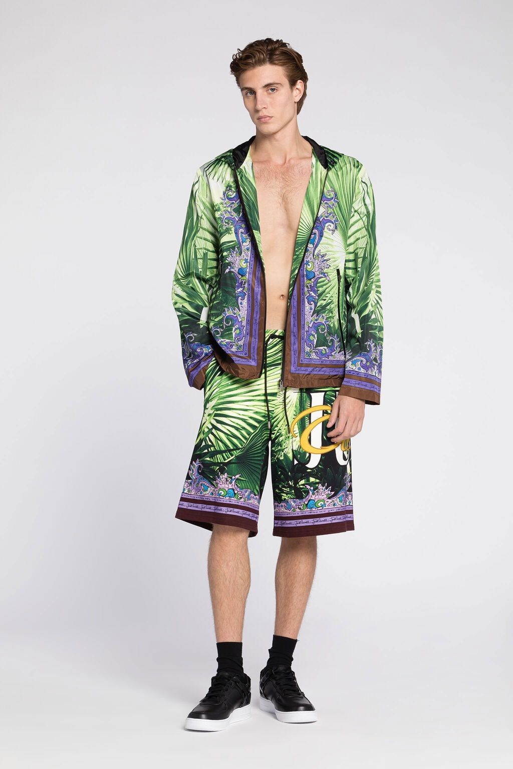 Just Cavalli !DS! FW22 Just Cavalli Eden Foulard Summer Jacket Size US M / EU 48-50 / 2 - 5 Thumbnail
