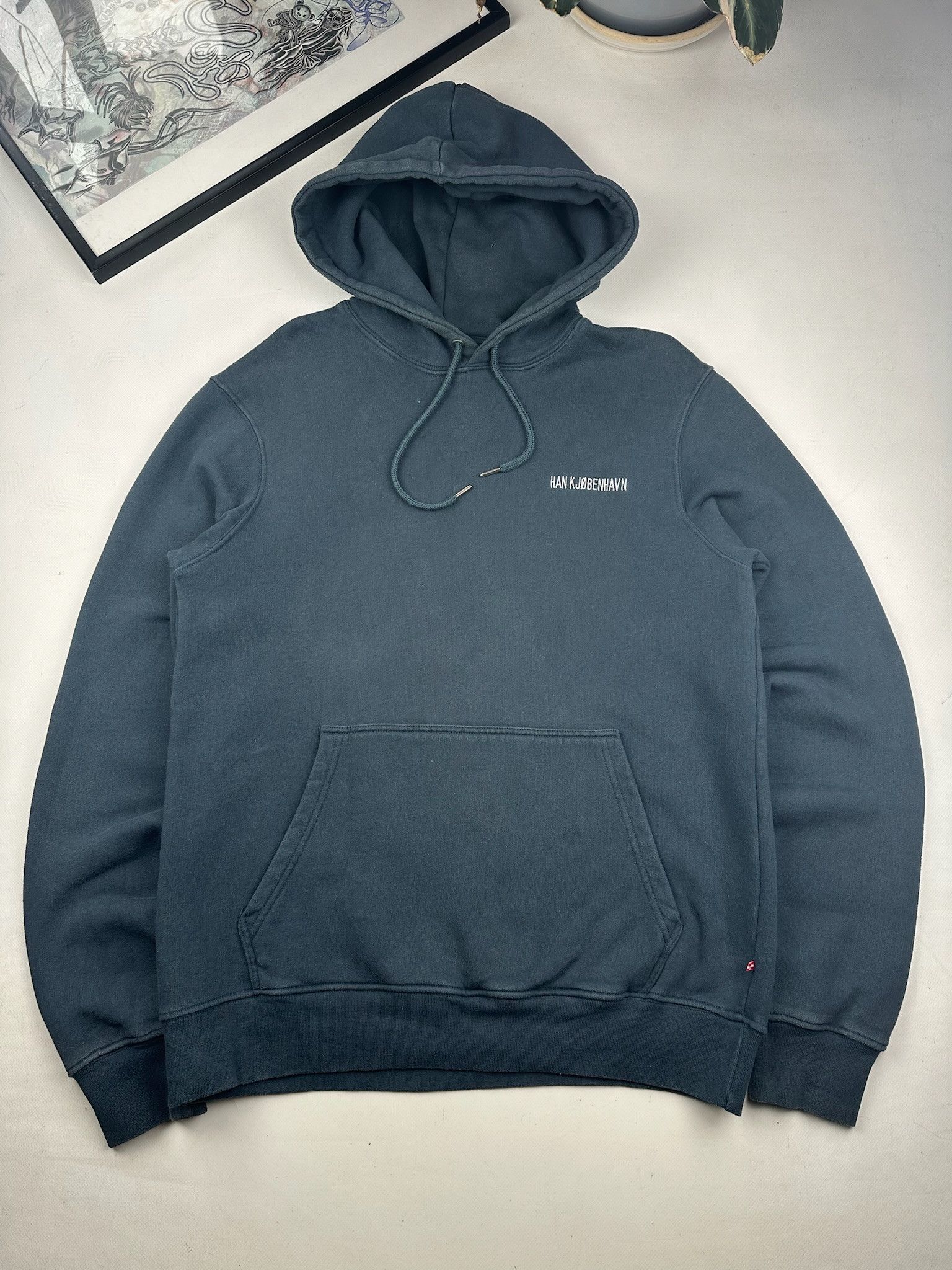 Han Kjobenhavn Han Kjobenhavn ACNE STUDIOS faded BOXY TYPE HOODIE Size US L / EU 52-54 / 3 - 1 Thumbnail