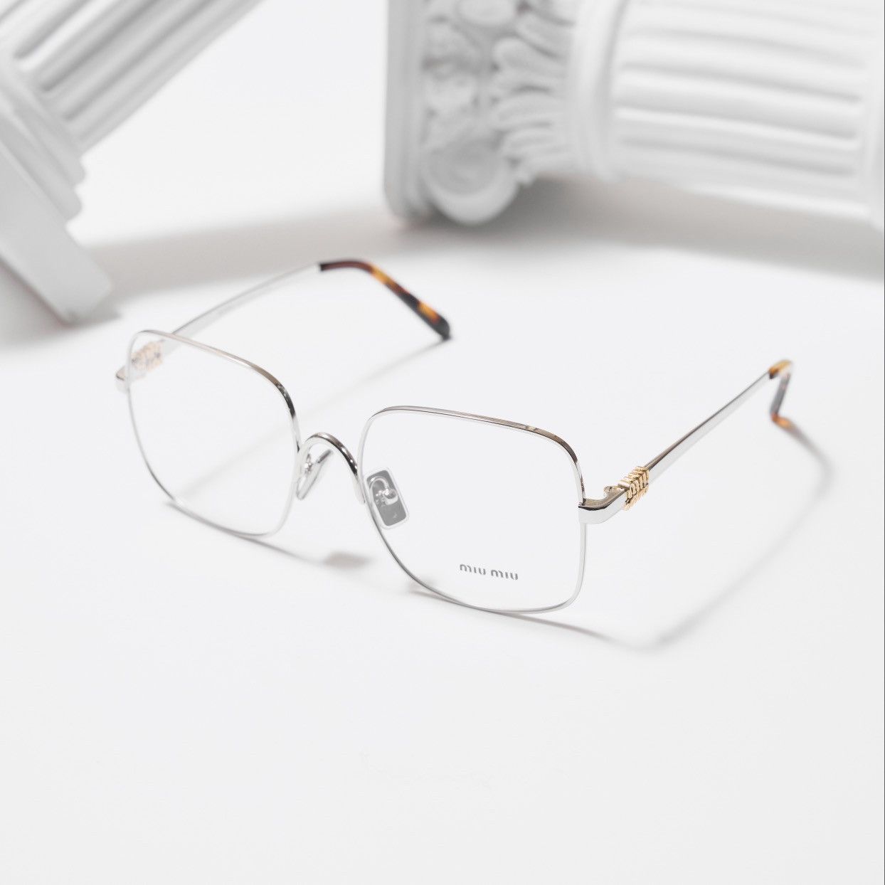 Miu Miu MIU MIU 0MU 51YV 1BC1O1 GLASSES Size ONE SIZE - 1 Thumbnail