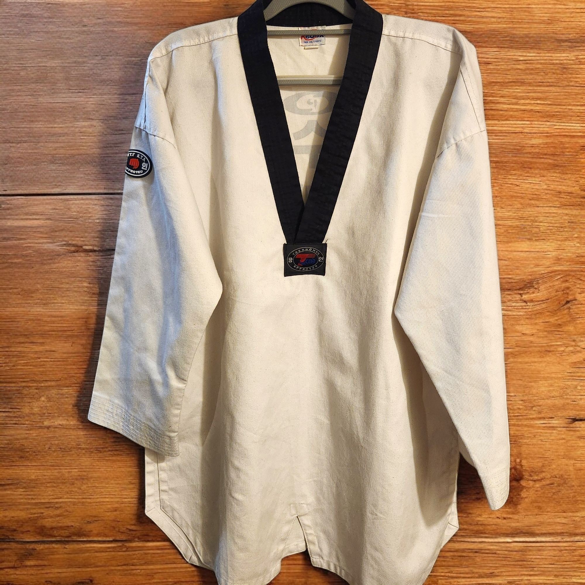 Vintage Taekwondo Uniform Dobok Top Redix Han Gil Sports W.T.F. K.T. Size US XXL / EU 58 / 5 - 3 Thumbnail