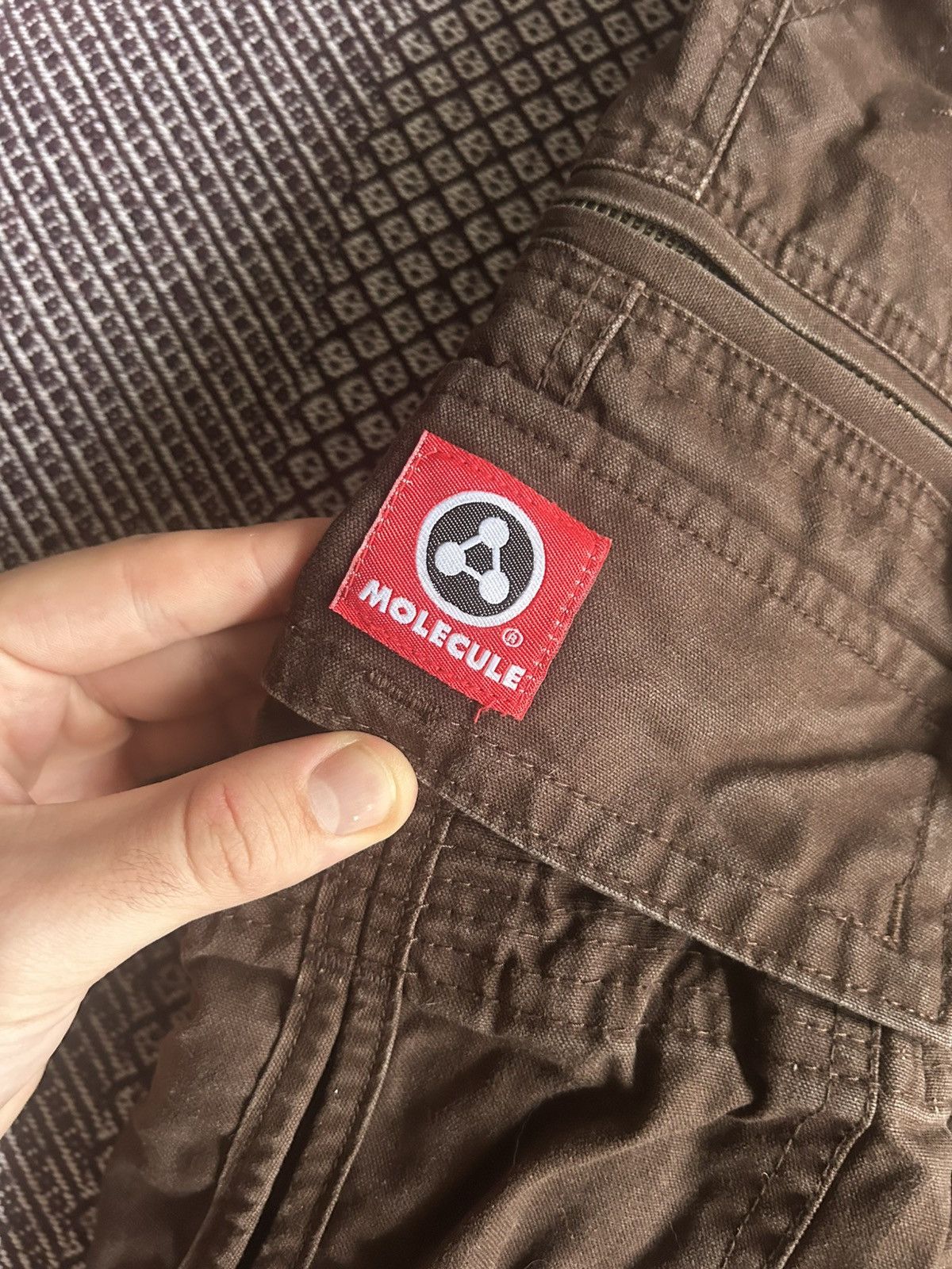 Vintage Vintage Molecule Cargo Shorts Y2K Japanese Style Size M-L Size US 34 / EU 50 - 4 Thumbnail