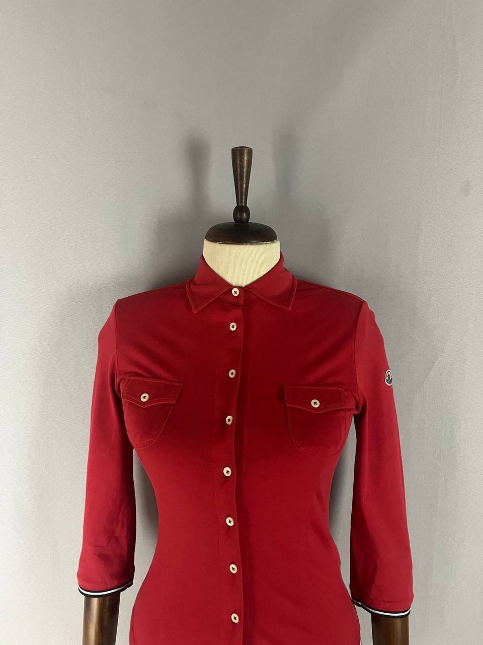 Moncler Moncler Shirt Red Size XS / US 0-2 / IT 36-38 - 2 Thumbnail