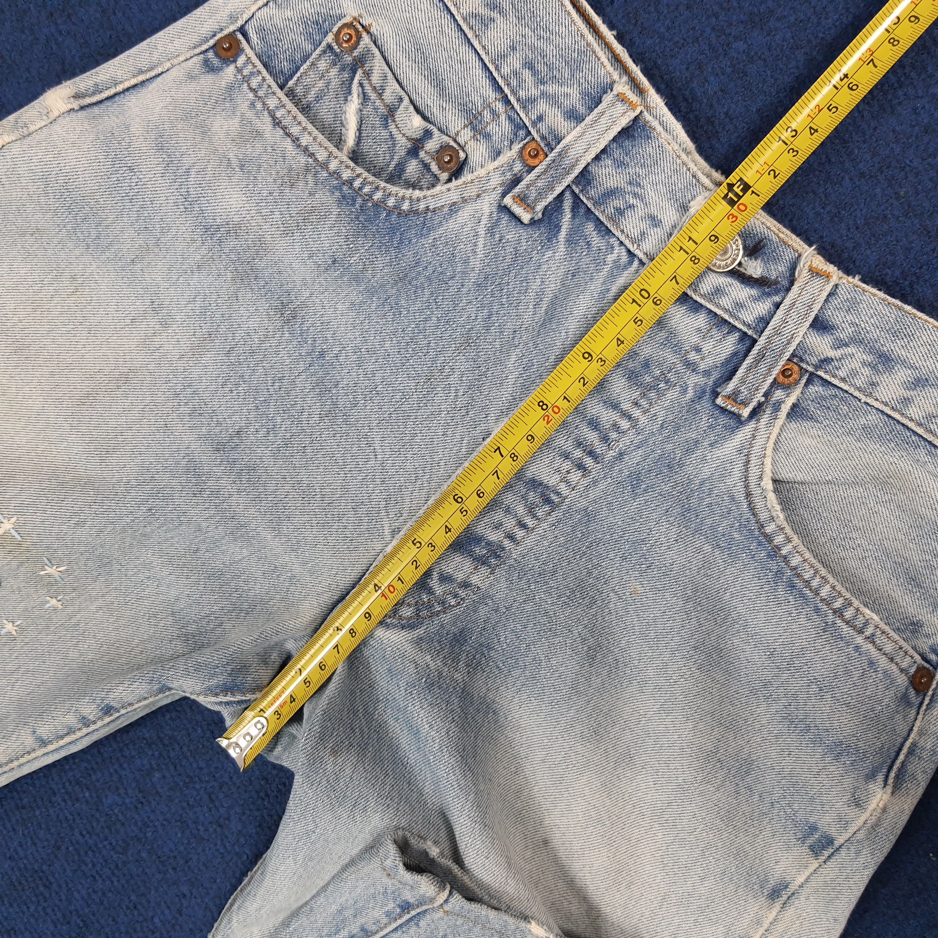Levi's Vintage Levi’s 501 Custom Sashiko Repair Distressed C297N11 Size US 28 / EU 44 - 15 Thumbnail