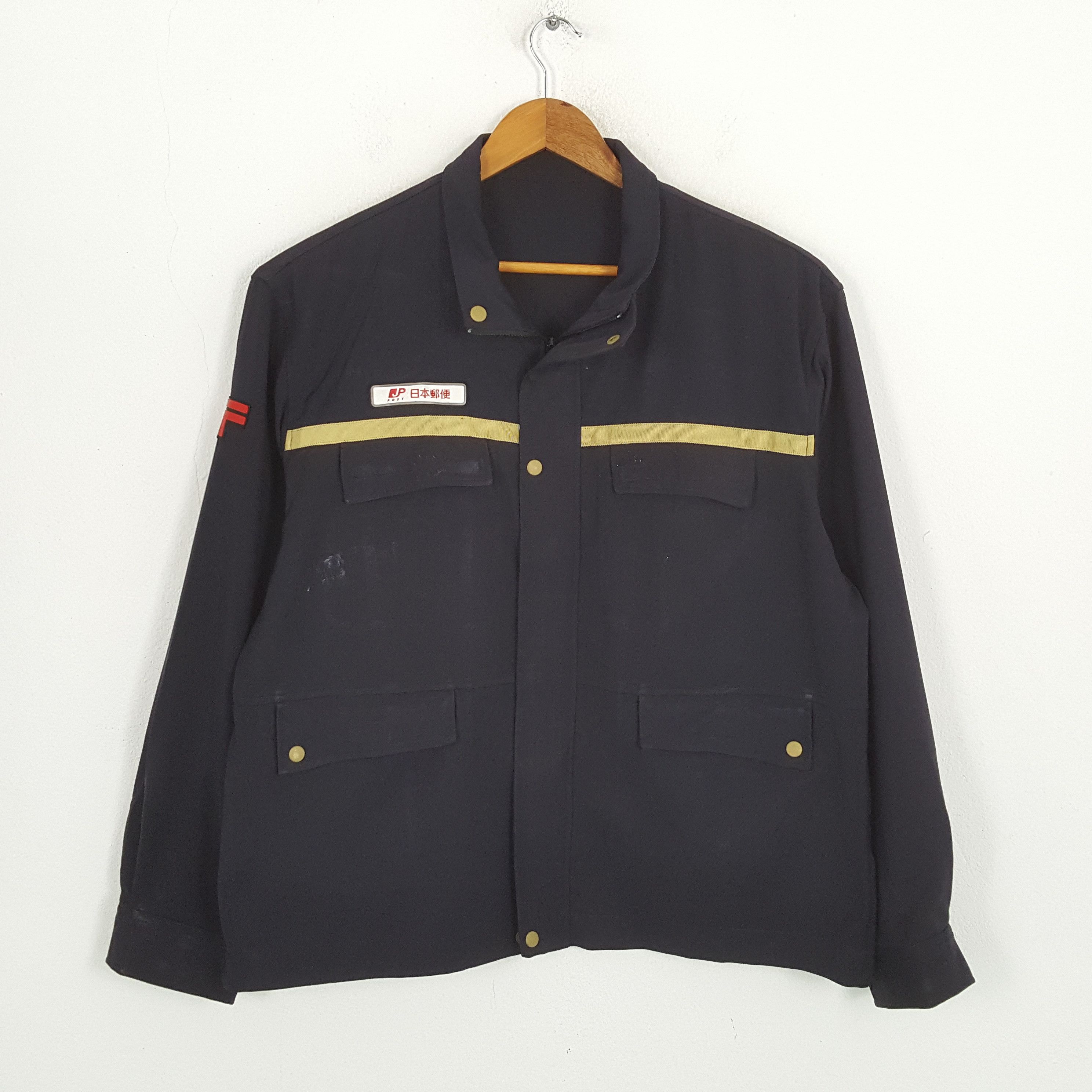 Japanese Brand × Vintage Vintage JAPAN POST SERVICE Japanese Uniform Working Jacket Size US XL / EU 56 / 4 - 3 Thumbnail