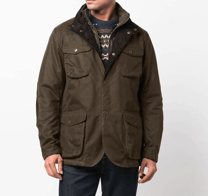 Barbour BARBOUR Ogston Waxed Cotton Jacket MSRP$625 Size US L / EU 52-54 / 3 - 1 Thumbnail
