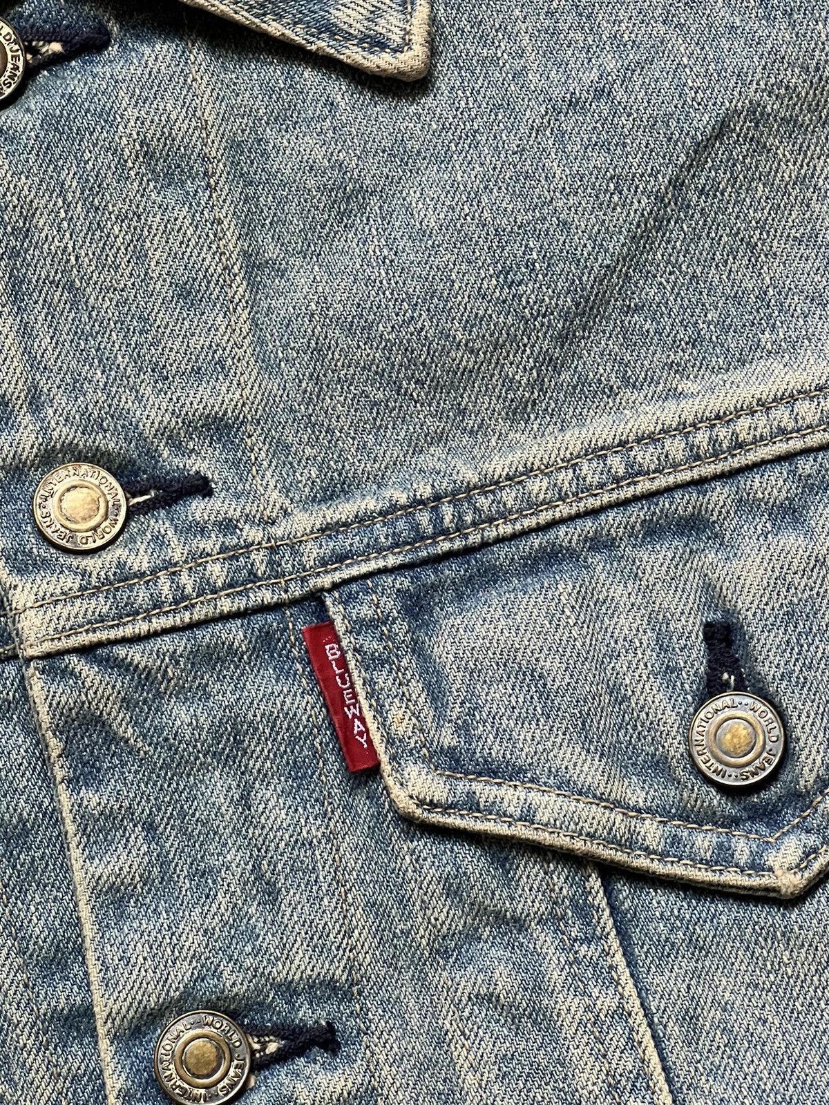 Japanese Brand Blue Way Type 3 Japanese Brand Trucker Denim Jacket Size US M / EU 48-50 / 2 - 3 Thumbnail