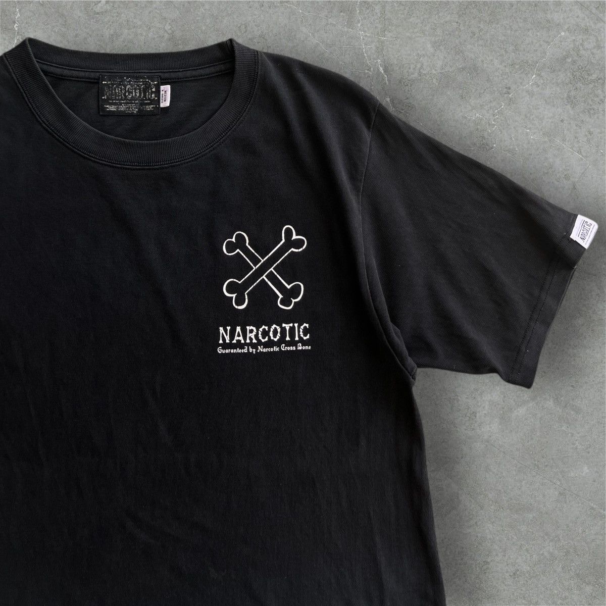 Narcotic GDC VTG NARCOTIC JAPAN Narcotic Cross Bones Size US M / EU 48-50 / 2 - 1 Thumbnail