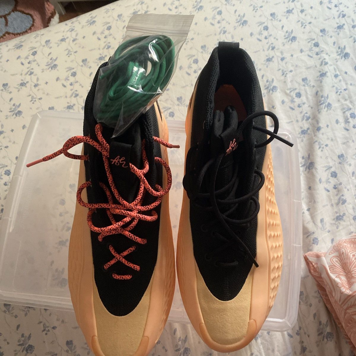 Adidas anthony edward’s original for love basketball sneakers Size US 12 / EU 45 - 6 Thumbnail