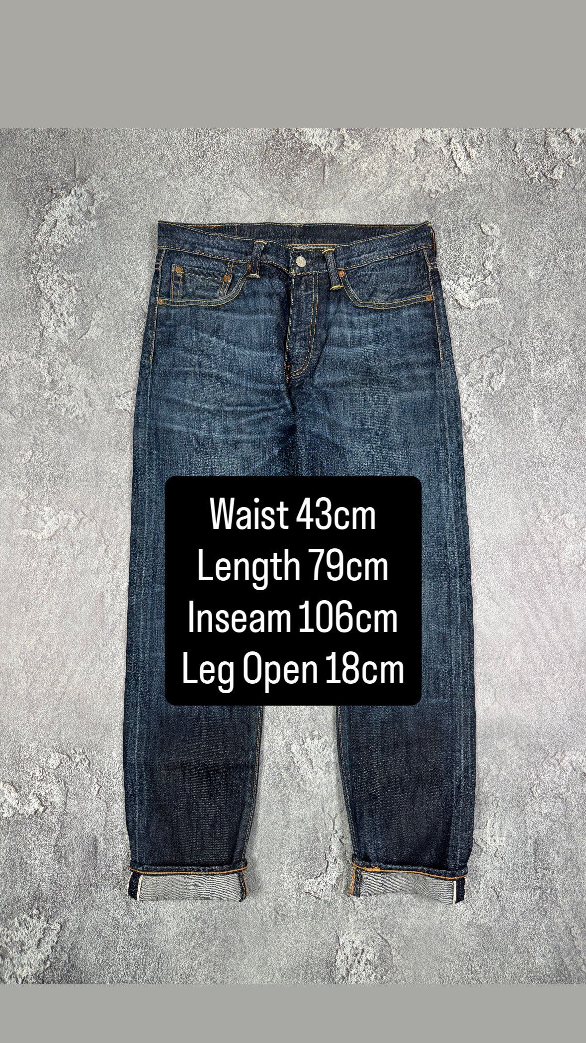 Levi's Levi's 508 Selvedge Jeans Size 32 Streetwear Size US 32 / EU 48 - 2 Thumbnail