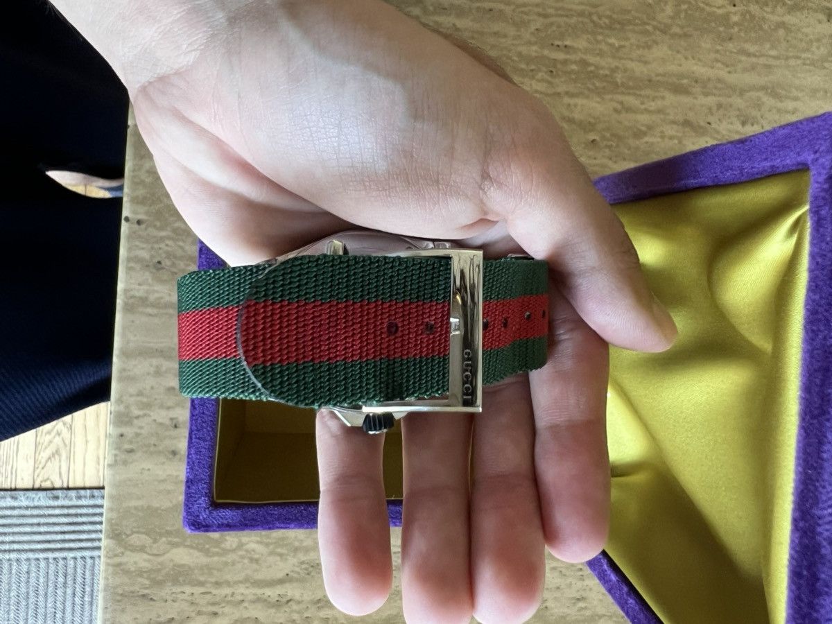 Gucci 45mm Gucci Dive Watch with Nylon Web Strap Size ONE SIZE - 4 Thumbnail