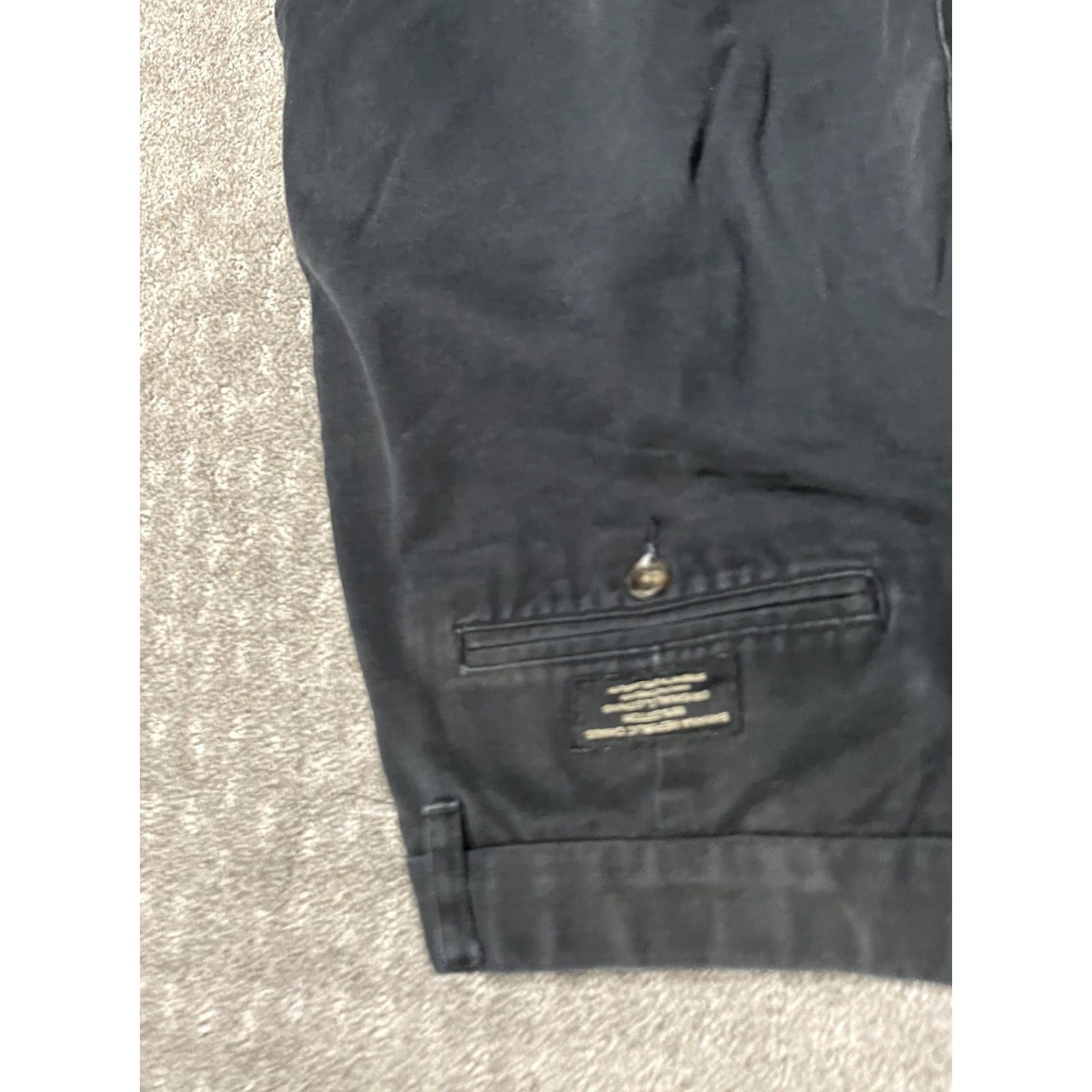 Banana Republic Banana Republic Mens Pants Chino Denim 33R Regular High Rise Black Cotton 90s Casual Workwear Mens Size US 33 - 3 Thumbnail