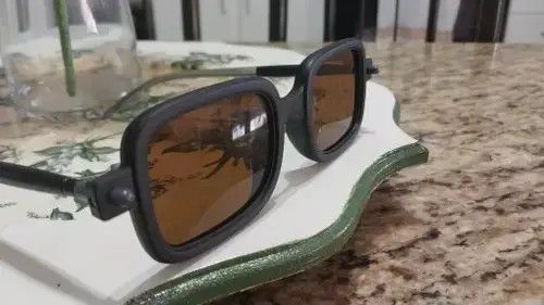 Electric Visual Square Punk Fashion Glasses Retro Sunglasses Size ONE SIZE - 4 Thumbnail