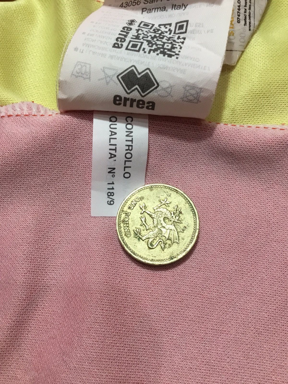 Errea 2019 Red Norwich City FC Away Shirt - XXXL - Errea Size US XXL / EU 58 / 5 - 11 Thumbnail