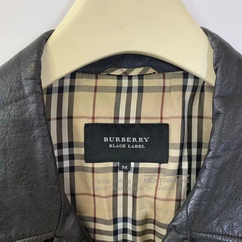 Burberry Burberry Black Leather Women's Jacket. Size M / US 6-8 / IT 42-44 - 3 Thumbnail