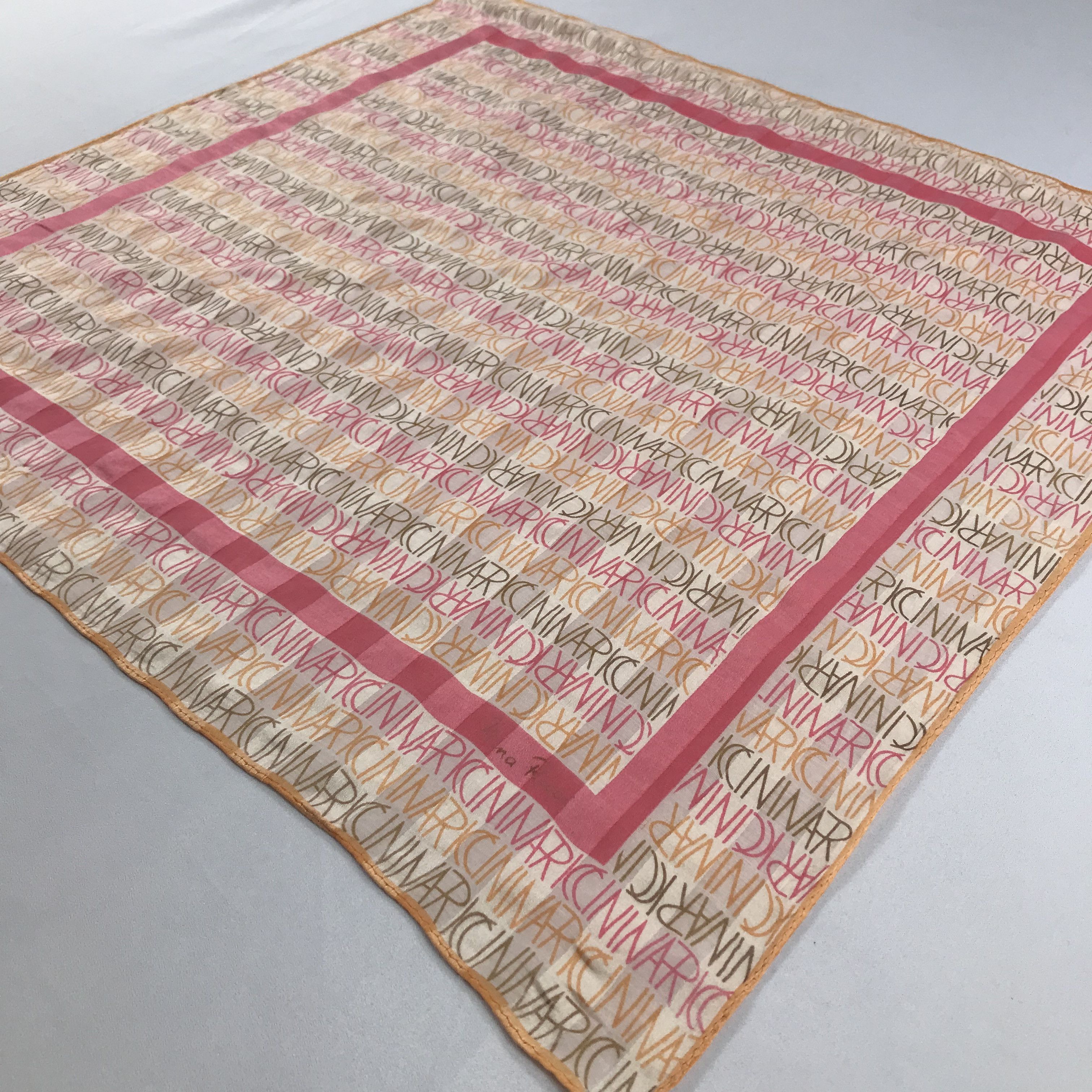 Nina Ricci × Vintage Nina Ricci Bandana / Handkerchief / Neckerchief - S2078 Size ONE SIZE - 2 Thumbnail
