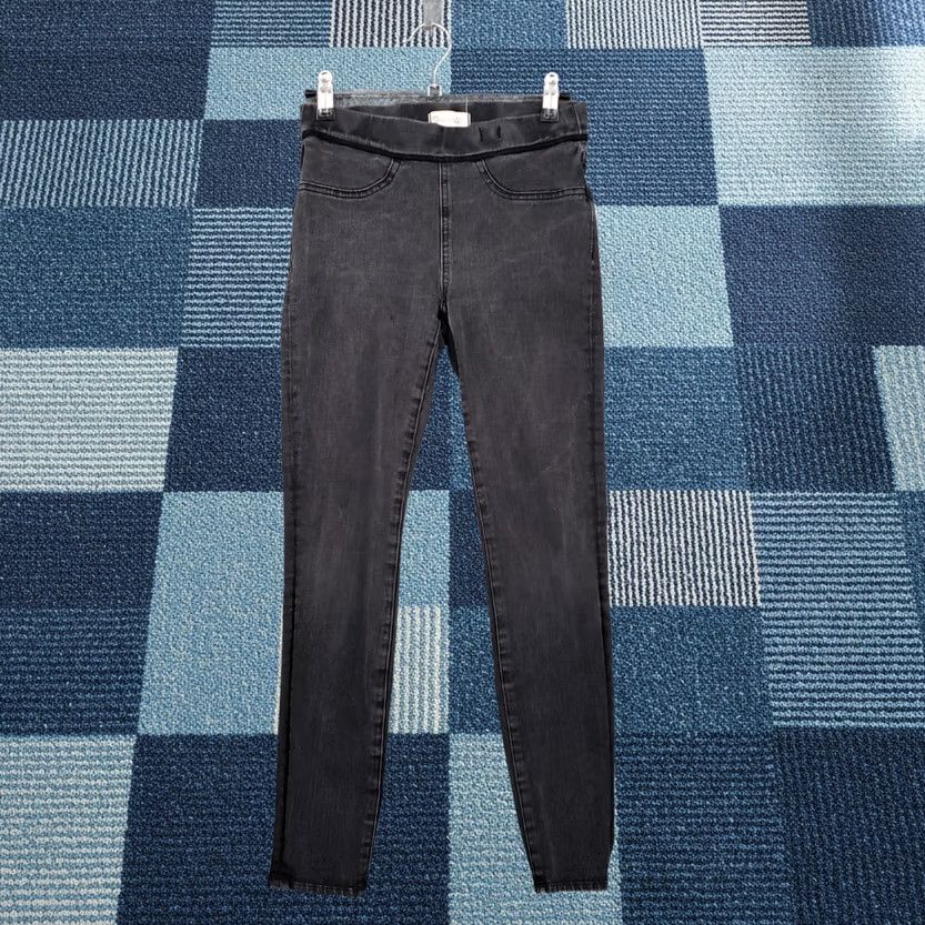 Madewell Madewell Jeans Womens 25 Gray The Anywhere Marton Wash Stretch Jegging Pull On Size 42" / US 20 - 1 Thumbnail