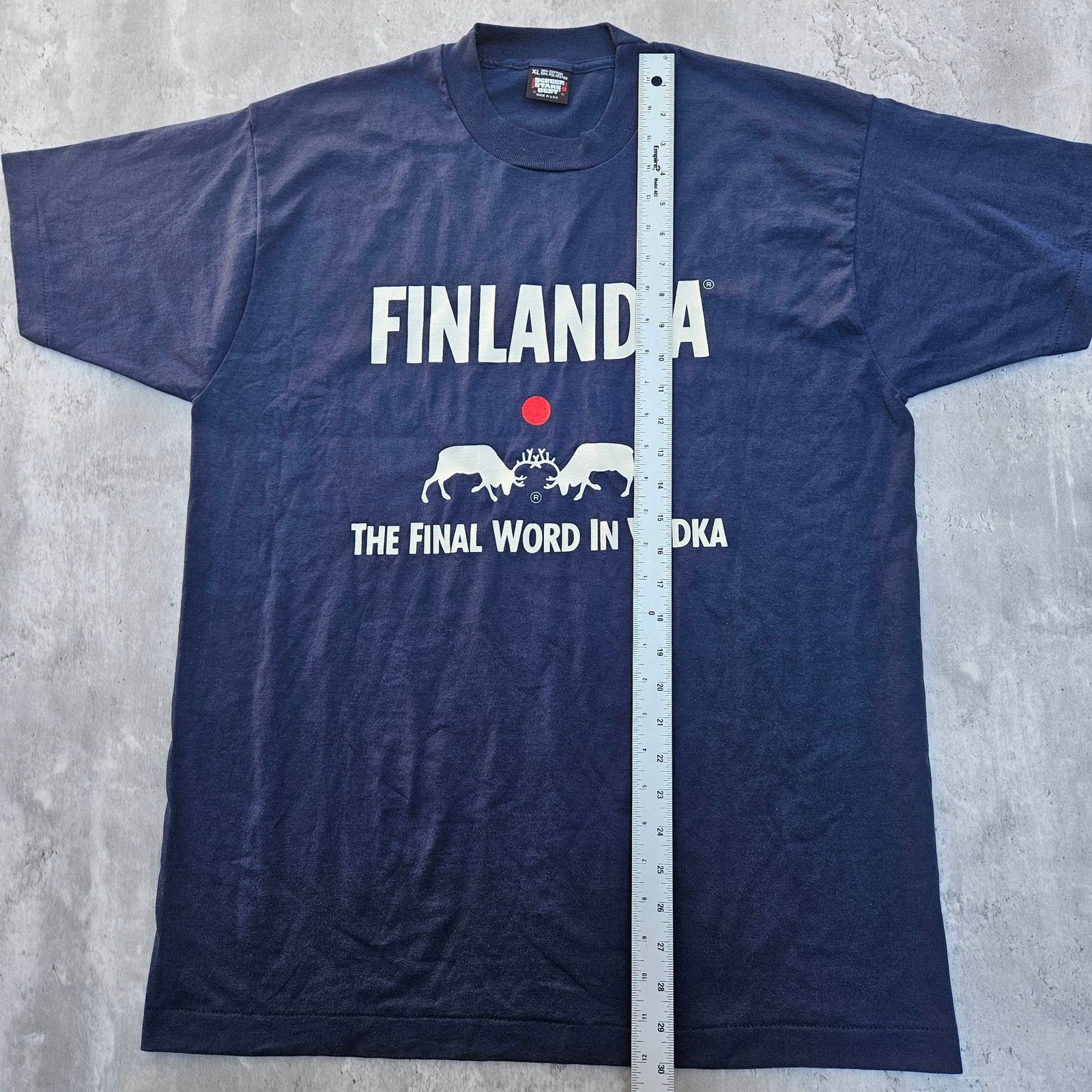 Other Vintage Finlandia Vodka Shirt 1990's Size XL Blue Size US XL / EU 56 / 4 - 7 Thumbnail