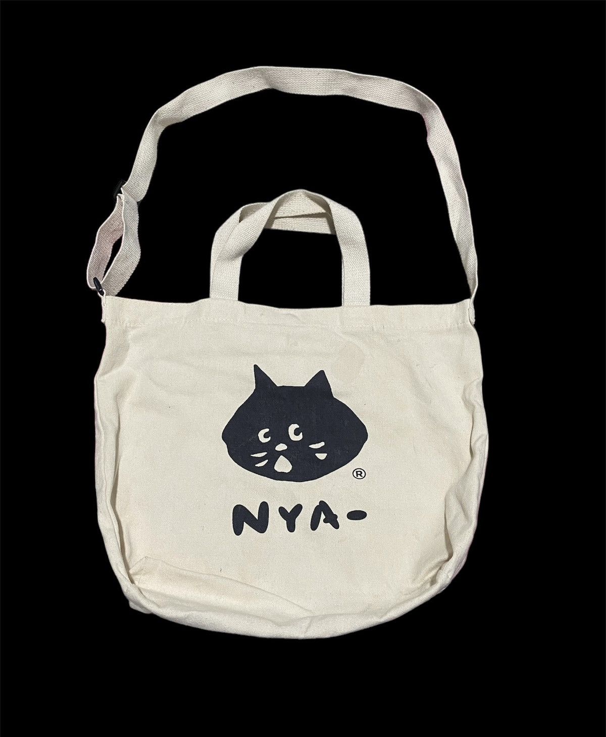 Ne-Net Ex Designer Issey Miyake Tote/sling Bag in White, Men's