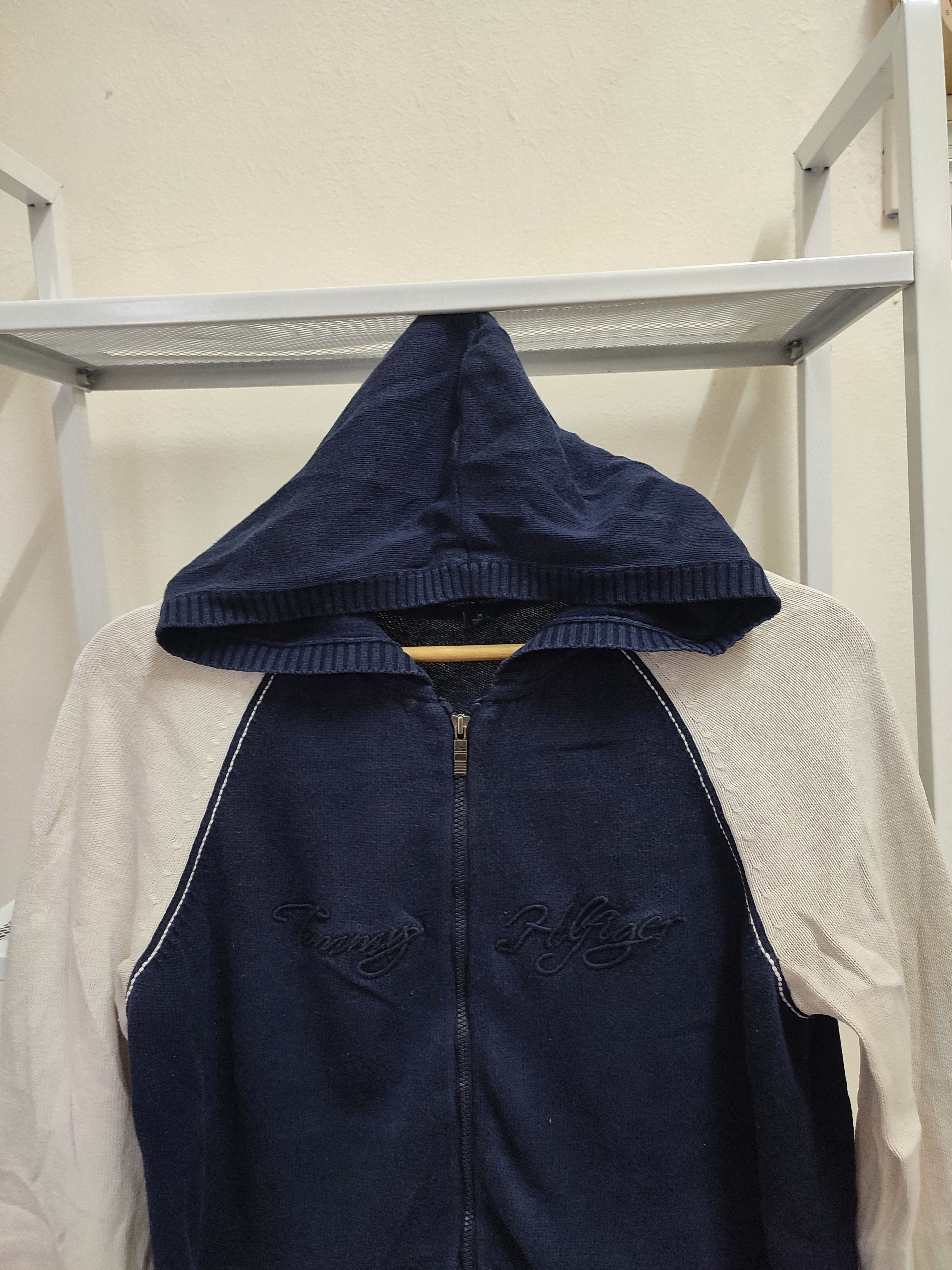 Tommy Hilfiger Vintage Tommy Hilfiger Embroidery Knitted Hoodies Size US M / EU 48-50 / 2 - 6 Thumbnail