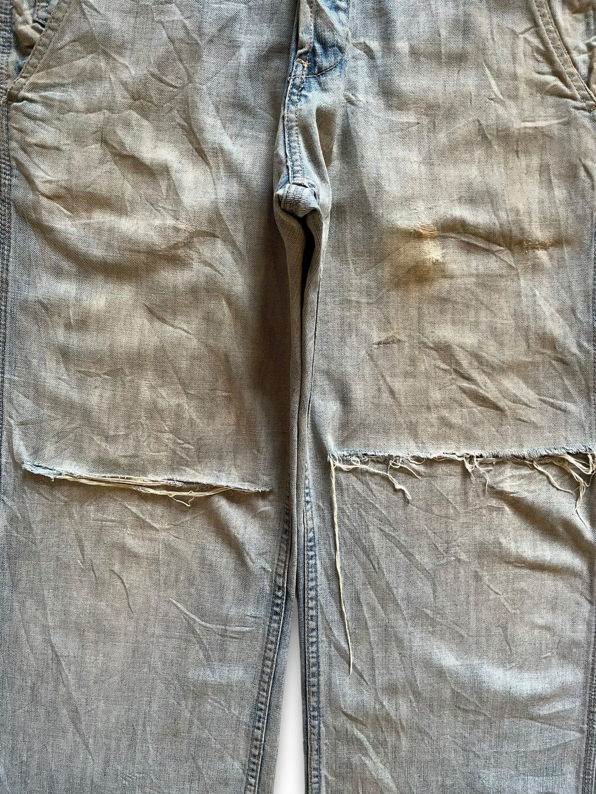Levi's Vintage Levis 572 Mud Wash Carpenter Baggy Jeans Size US 31 - 6 Thumbnail