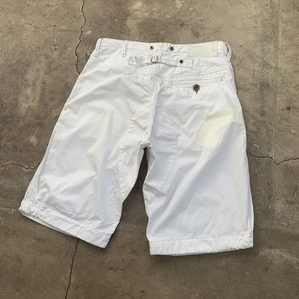 G-Star × Vintage Vintage G-Star Raw Big Logo Cargo Shorts Size US 32 / EU 48 - 10 Thumbnail