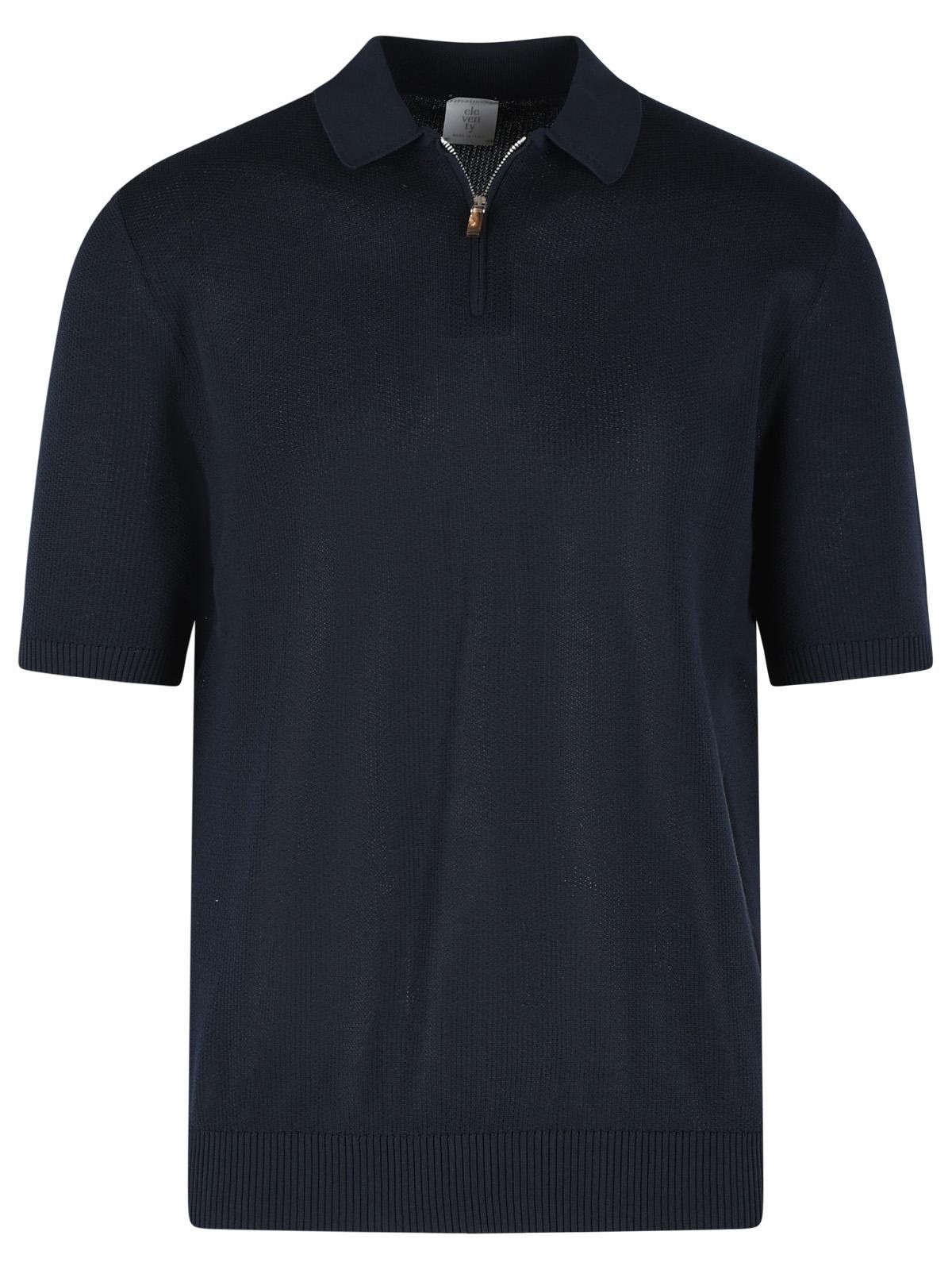 Eleventy ELEVENTY Polo Shirt In Blue Cotton Size US L / EU 52-54 / 3 - 1 Thumbnail