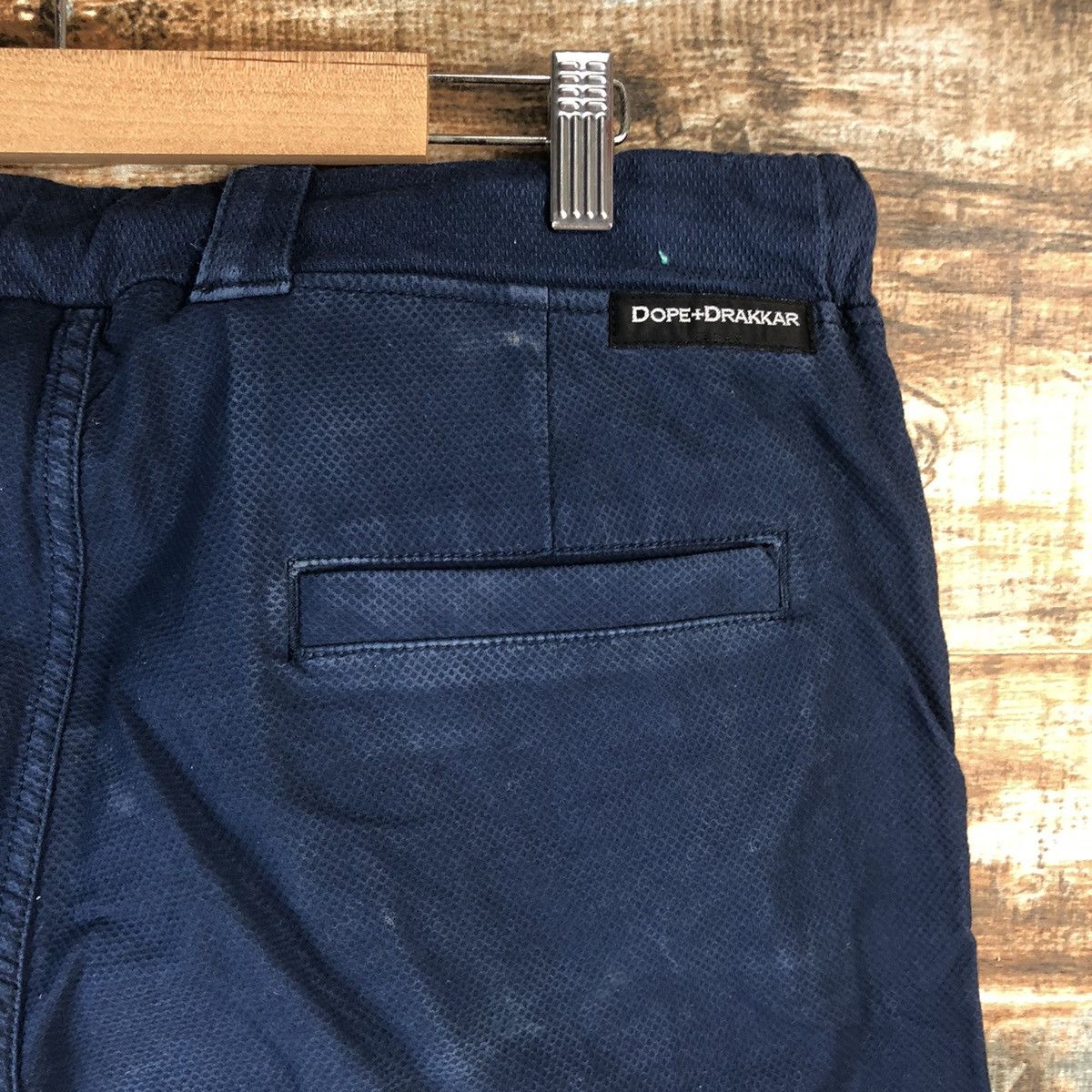 Japanese Brand DL Dope Drakkar Dark Blue Cargo Multipocket Pants #C736 Size US 32 / EU 48 - 18 Thumbnail