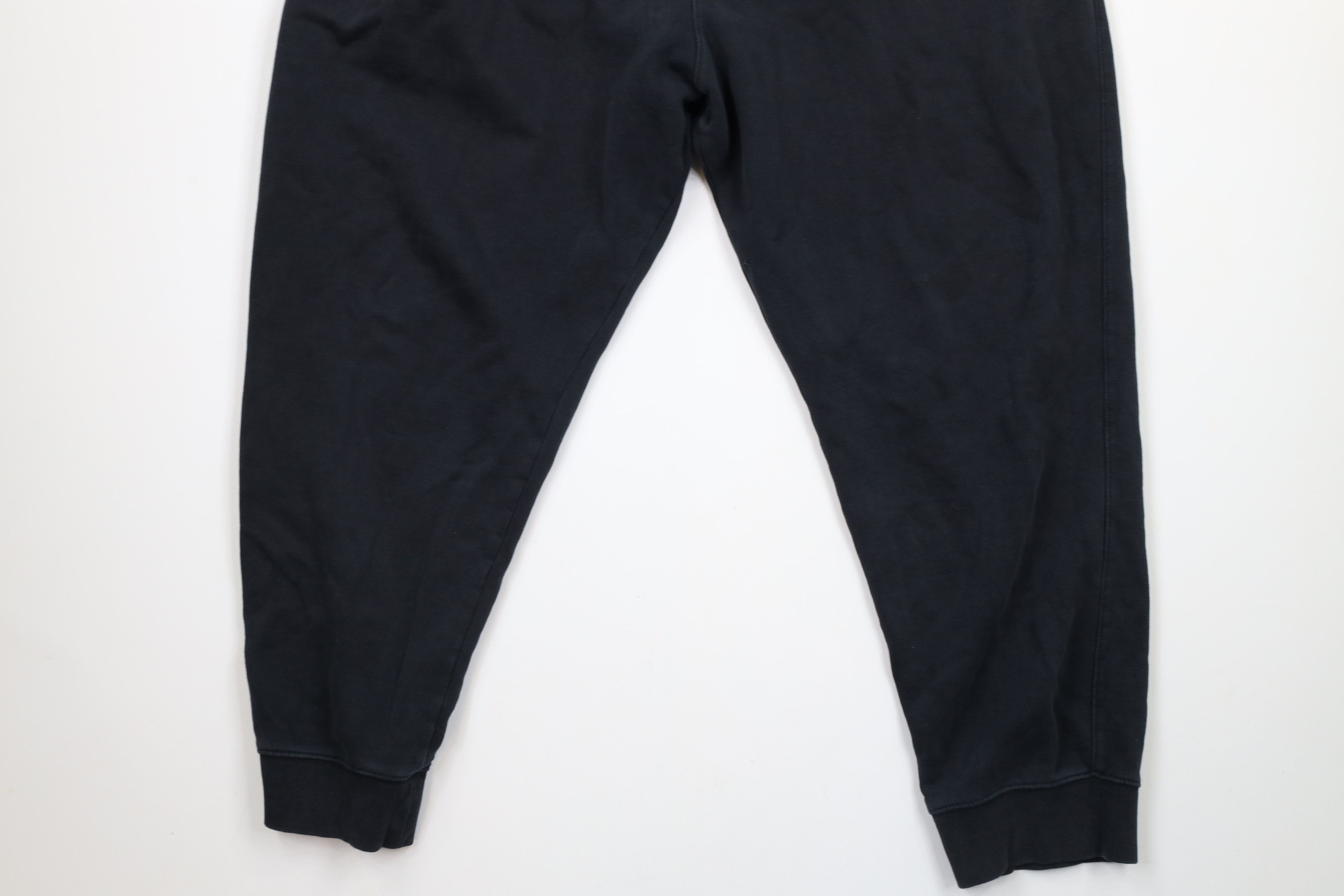 Nike Vintage Nike Spell Out Cuffed Sweatpants Joggers Black Size US 40 / EU 56 - 4 Thumbnail