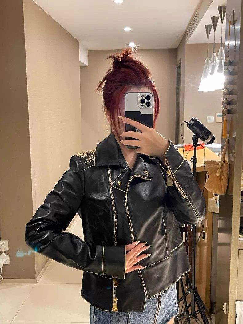 Versace Versace Leather coat Size US S / EU 44-46 / 1 - 5 Thumbnail