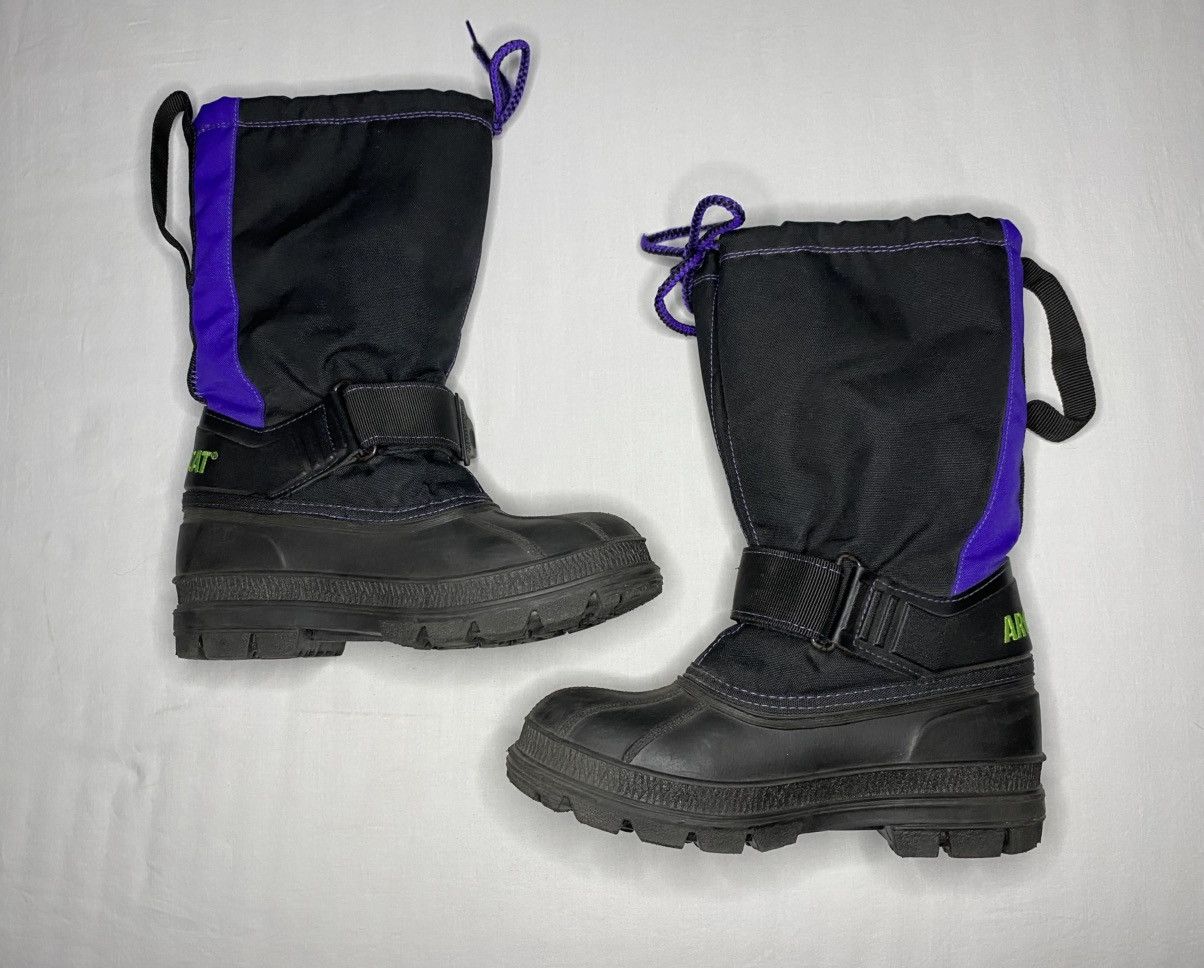 Other Women’s Vintage Arctic Cat Snow Boots Neon Kamik Size US 7 / IT 37 - 2 Thumbnail