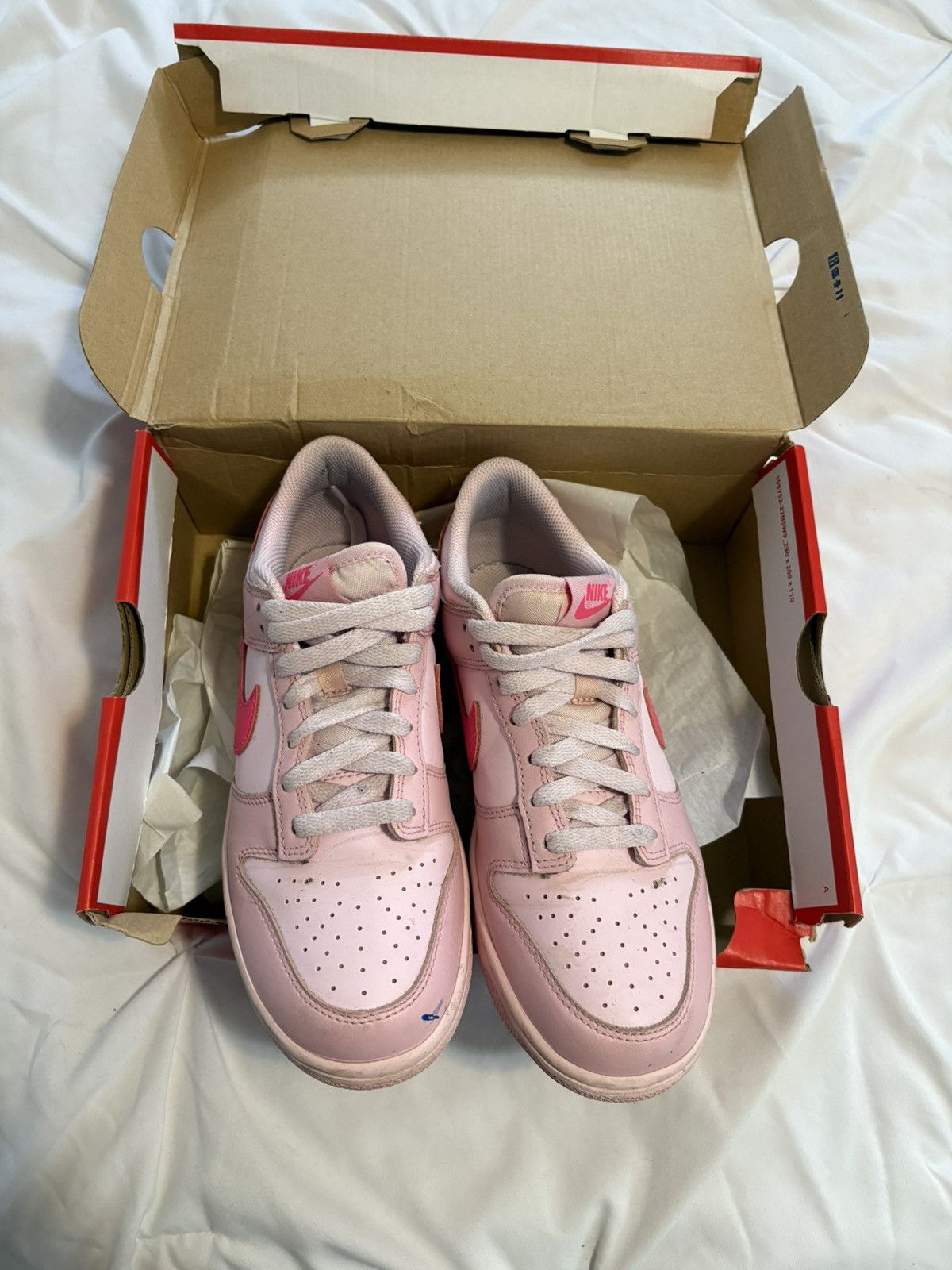 Nike nike dunk low triple pink Size US 8.5 / IT 38.5 - 4 Thumbnail