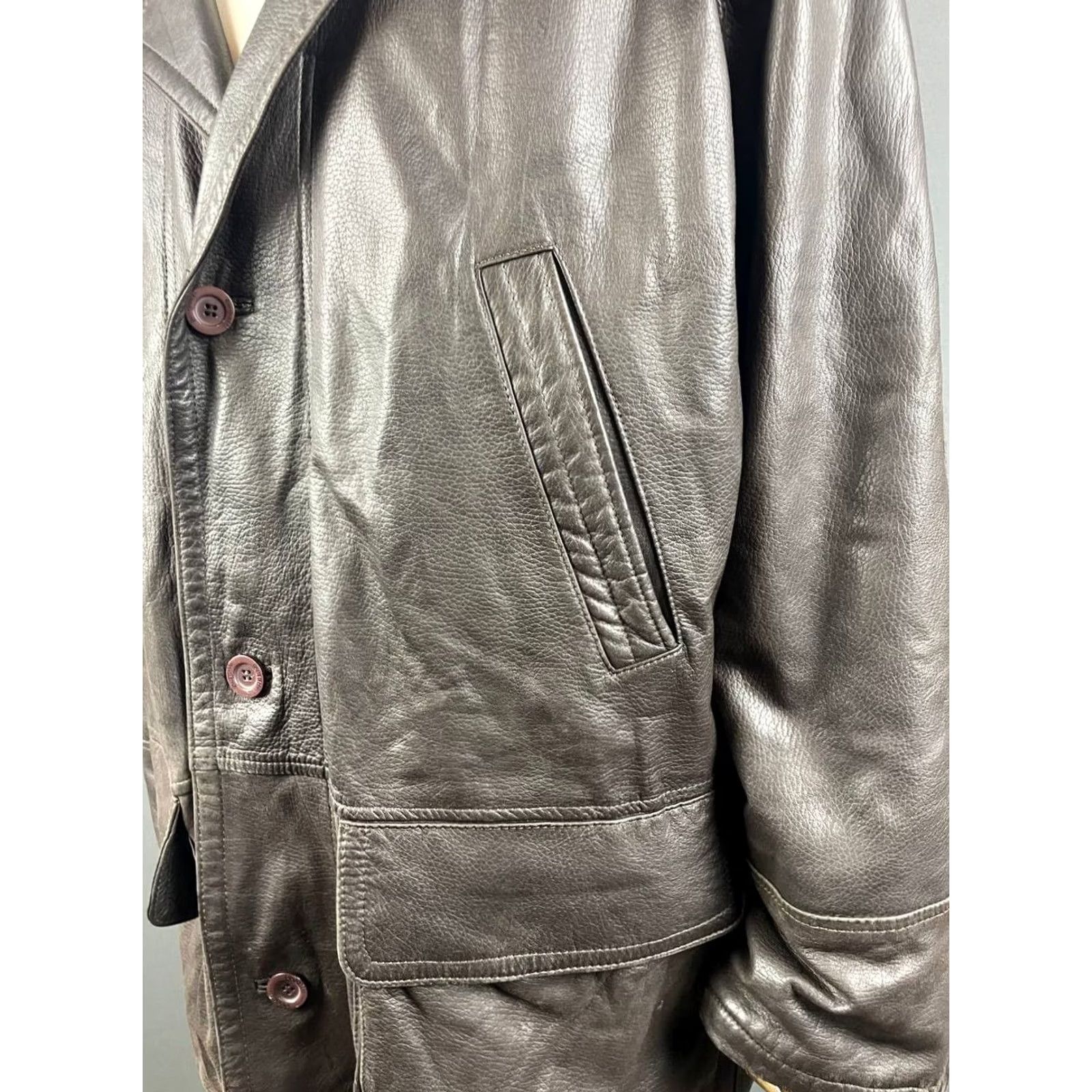 Vintage Item Specifications: Material: Leather Size US M / EU 48-50 / 2 - 6 Thumbnail