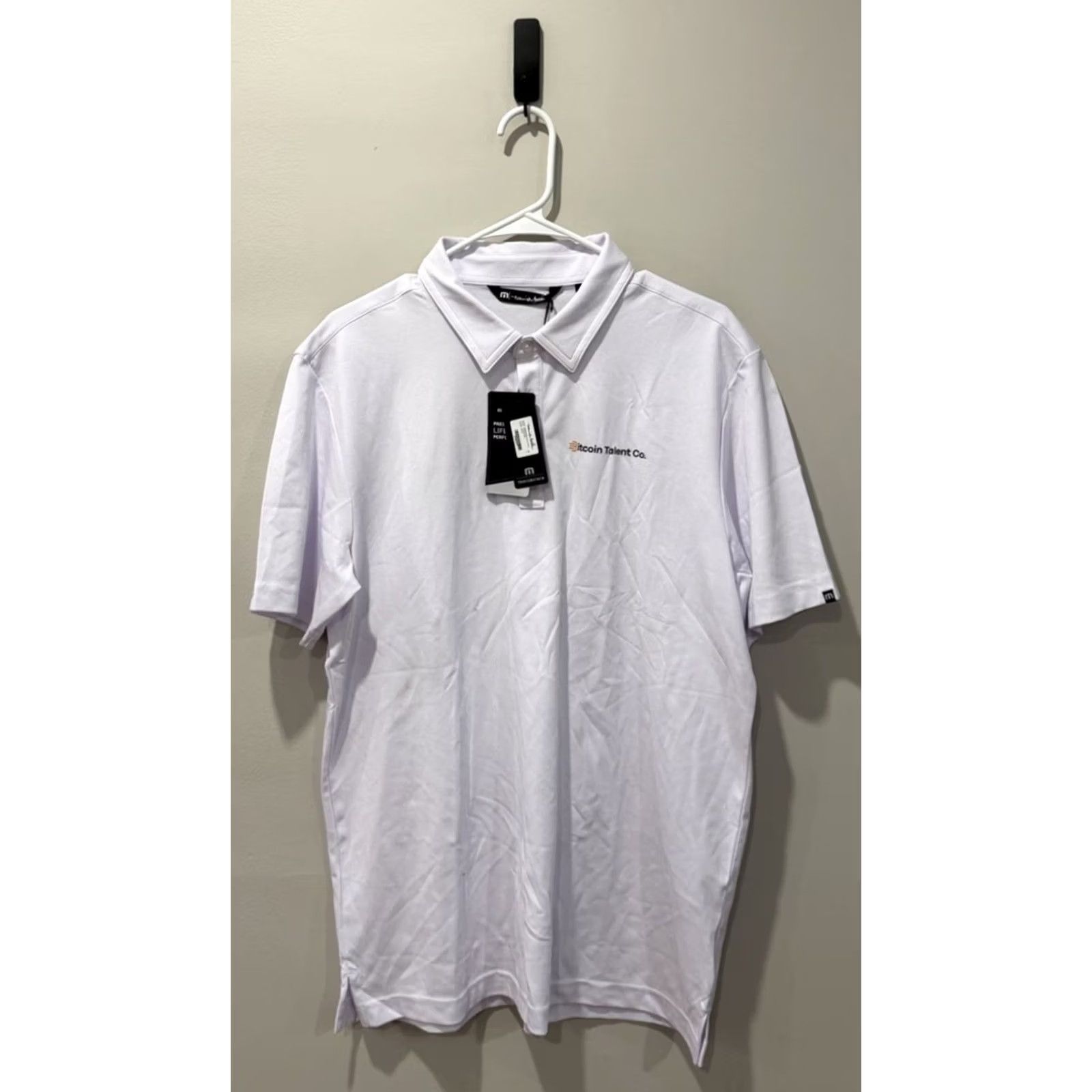TravisMathew Travis Mathew Polo Shirt Men L White OceanSide Solid Polo Size Large White Bitcoin Talent Co Size US L / EU 52-54 / 3 - 2 Thumbnail