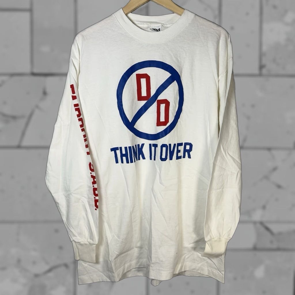 Vintage VTG Think It ANTI DRUNK DRIVING White Graphic Long Sleeve TEE Mens XL USA Long Sleeve Shirt Adult XL White Mens Size US XL / EU 56 / 4 - 1 Thumbnail