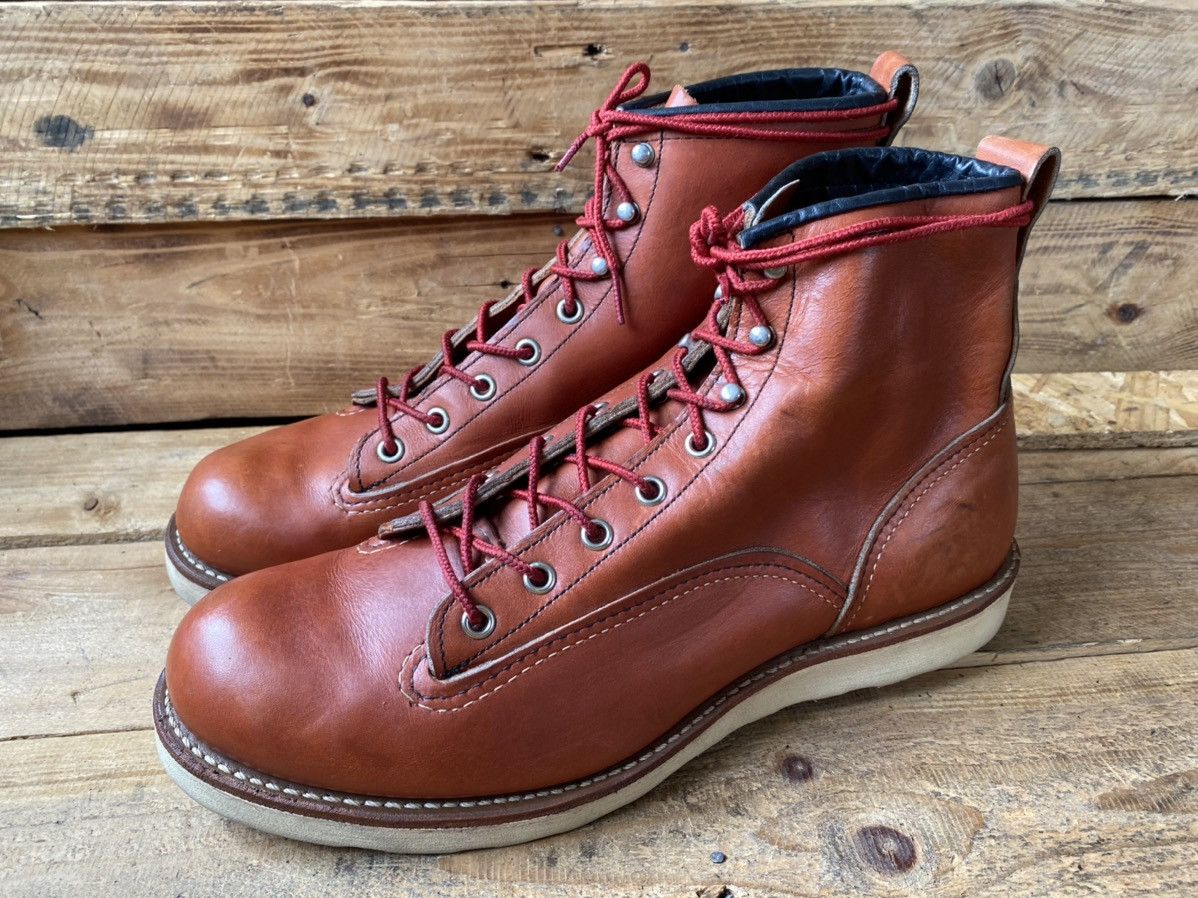 Red Wing Redwing lineman ,oro russet ,round monkey boots Us 10D uk 9 Size US 10 / EU 43 - 5 Thumbnail