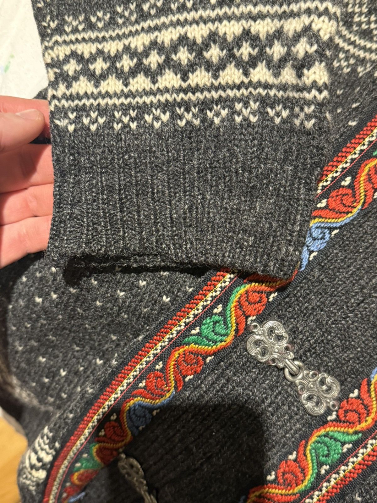 Dale Of Norway Norwegian Wool Knit Sweater - Norwool Cardigan Size US M / EU 48-50 / 2 - 4 Thumbnail