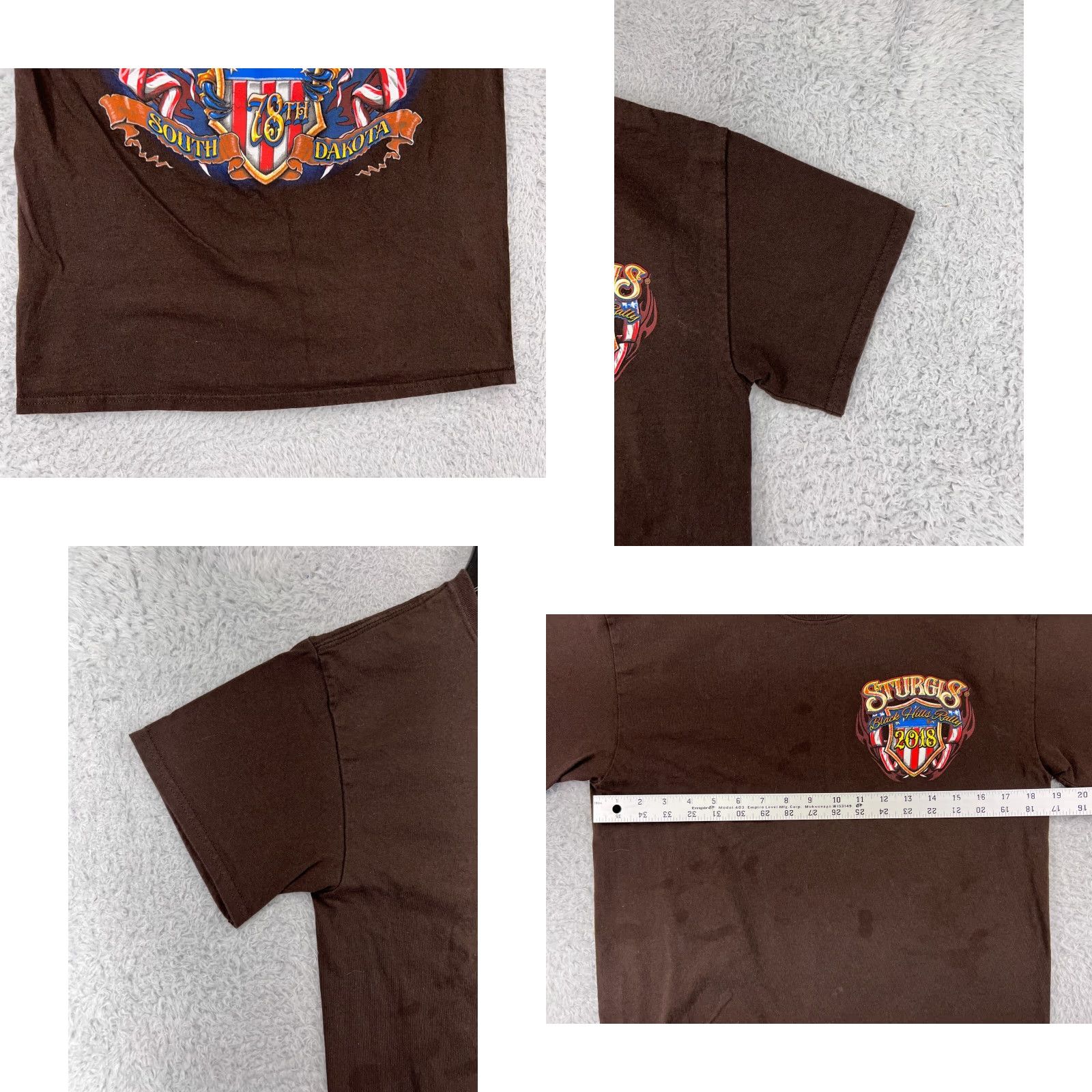 Vintage Sturgis Shirt Womens Medium Brown 78th Annual Black Hills Rally Eagle Motorcycle Shirt Womens M Brown 78th Annual Black Hills Rally Eagle Motorcycle Size M / US 6-8 / IT 42-44 - 8 Thumbnail