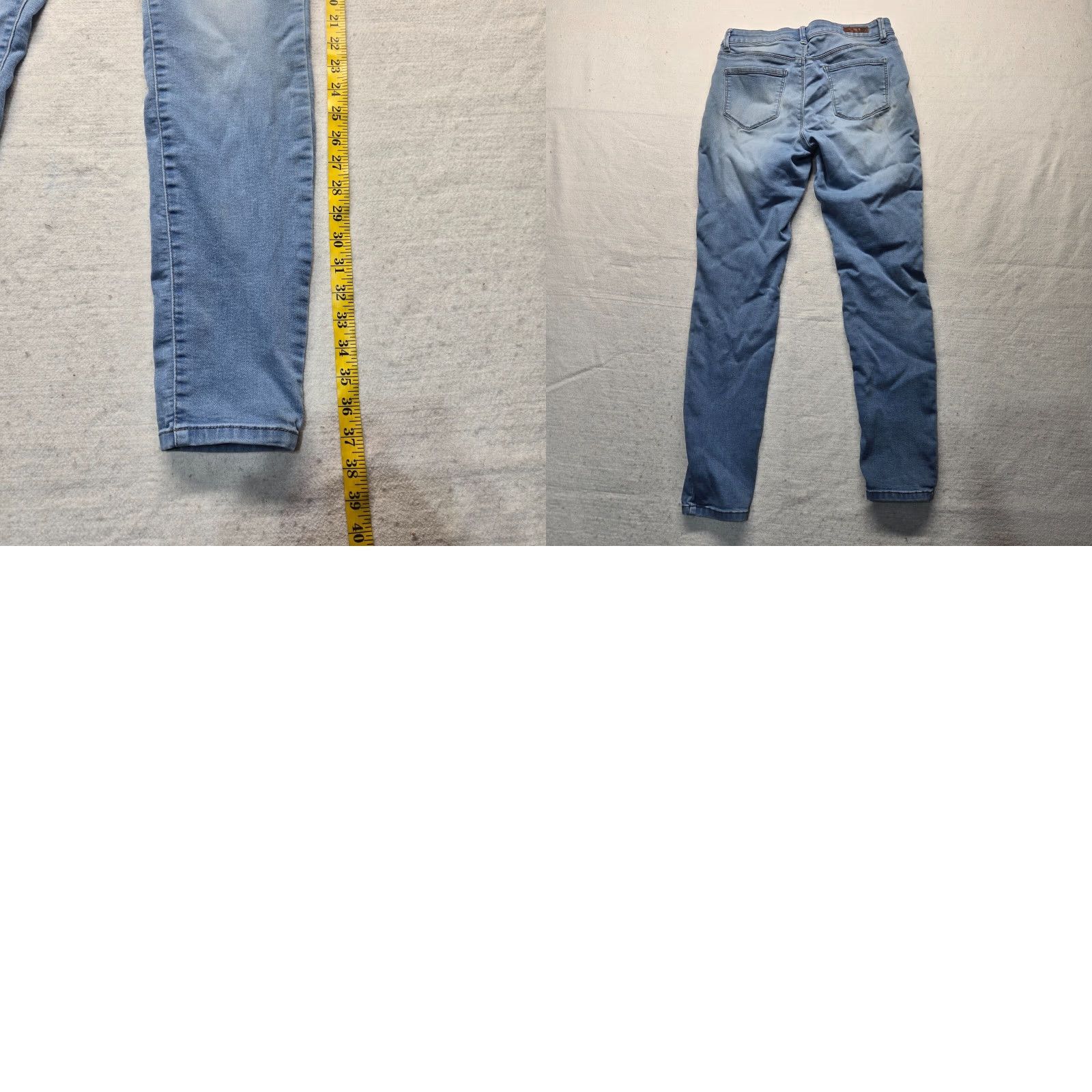 Vintage VINTAGE LEI Light Wash Denim Jeans Pants Women Size 11 Flared Mid Rise Cotton Blend Size 32" / US 10 / IT 46 - 8 Thumbnail