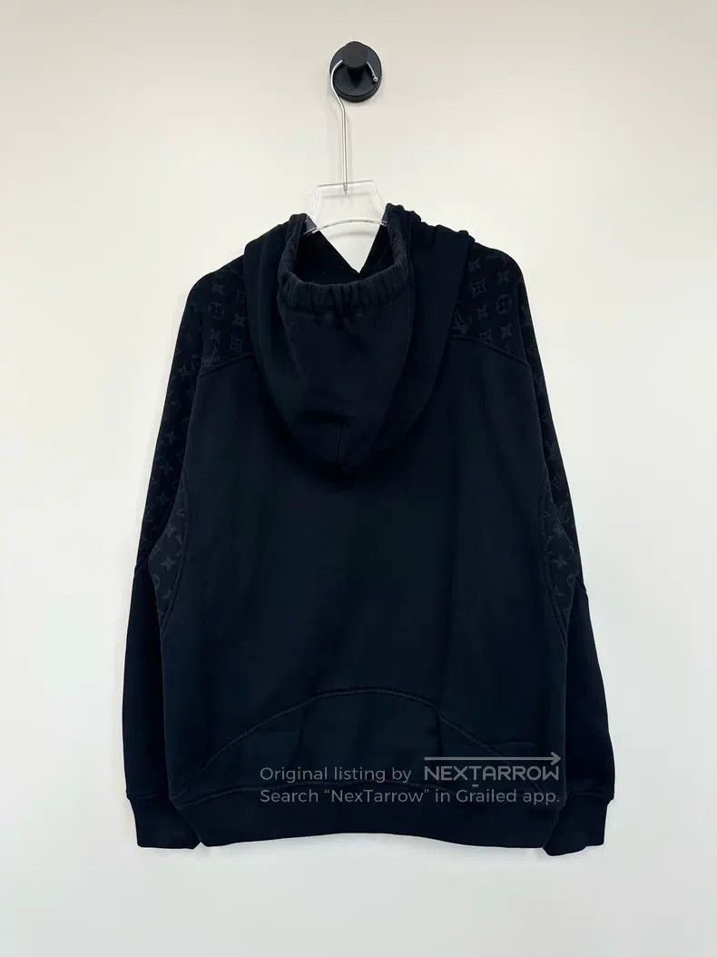 Louis Vuitton Louis Vuitton Black Full Print Circumferential Hoodie Size US M / EU 48-50 / 2 - 2 Thumbnail