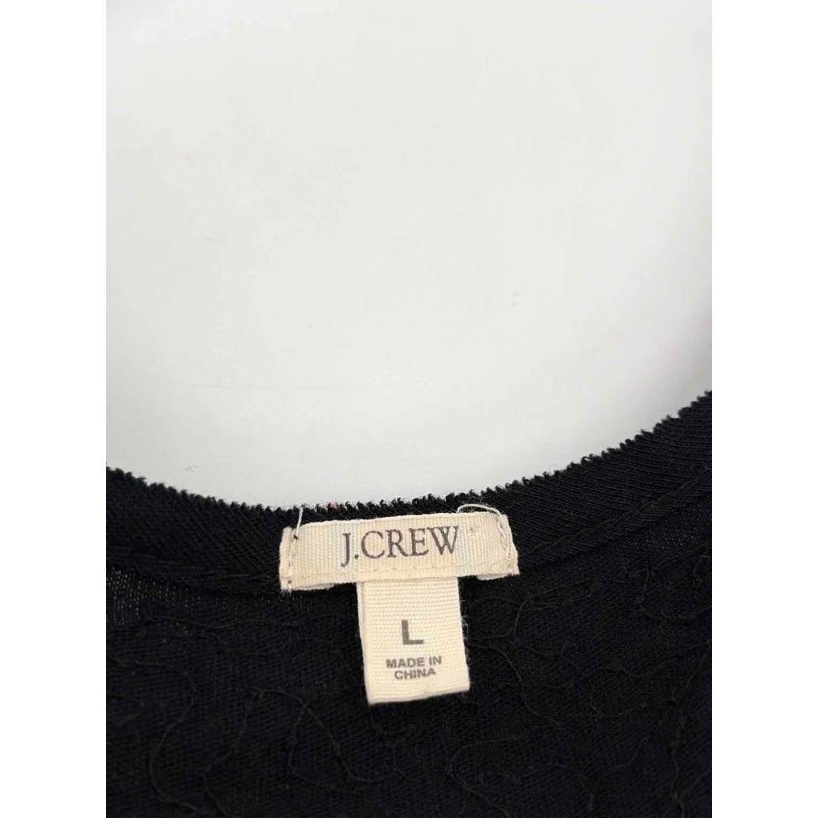 Vintage J Crew Pre-Owned Black Size Large Sequin Tank Top Size L / US 10 / IT 46 - 3 Thumbnail