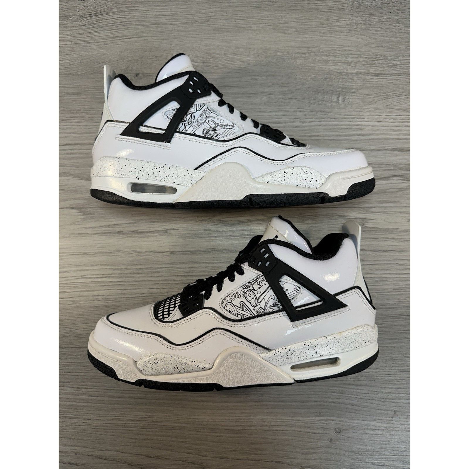 Jordan Brand Jordan 4 Retro DIY GS - Size 7y (DC4101-100) Size US 7 / EU 40 - 2 Thumbnail