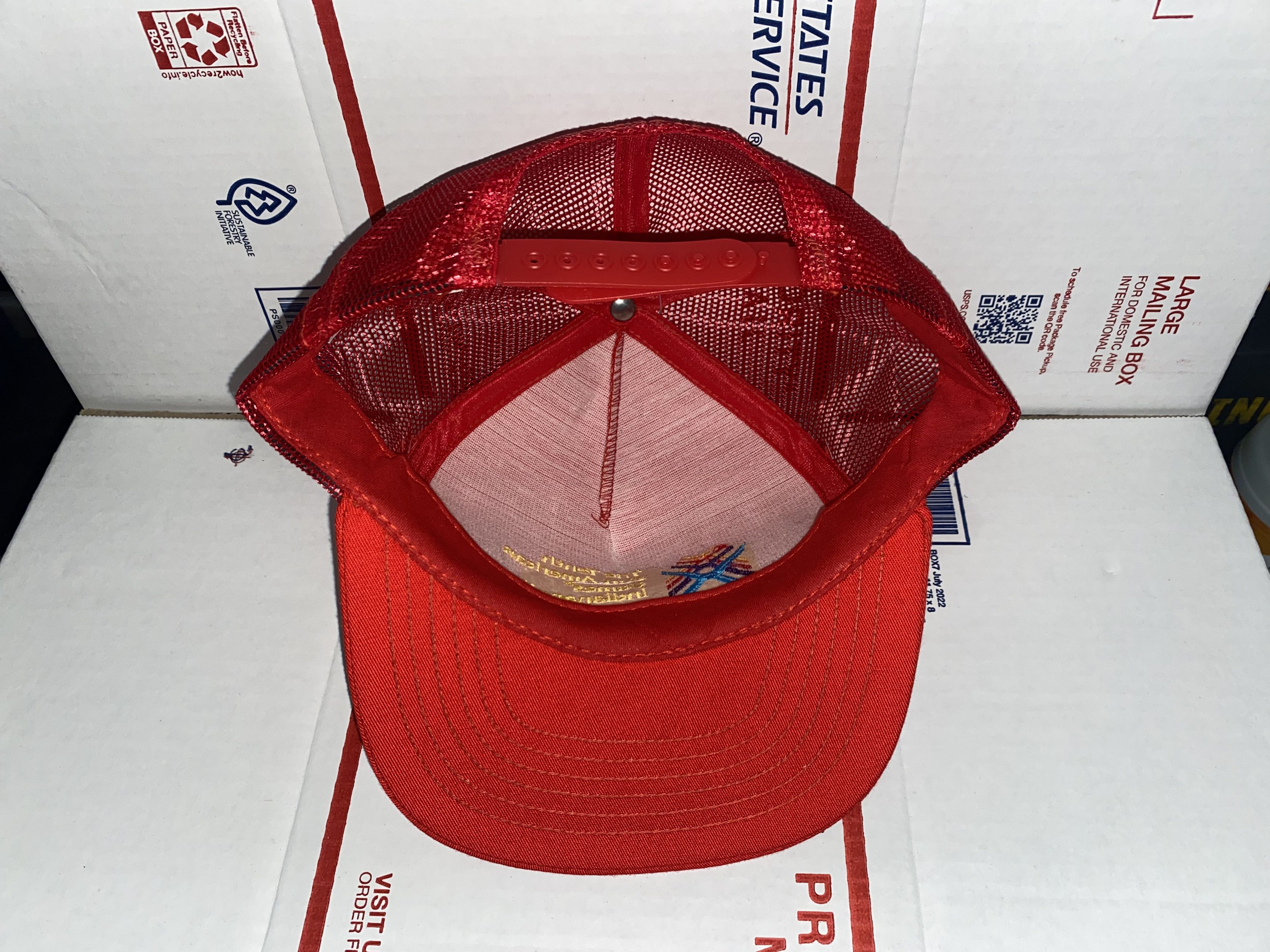Vintage 10th pan American Games Indianapolis 1987 trucker hat cap US Size ONE SIZE - 2 Thumbnail