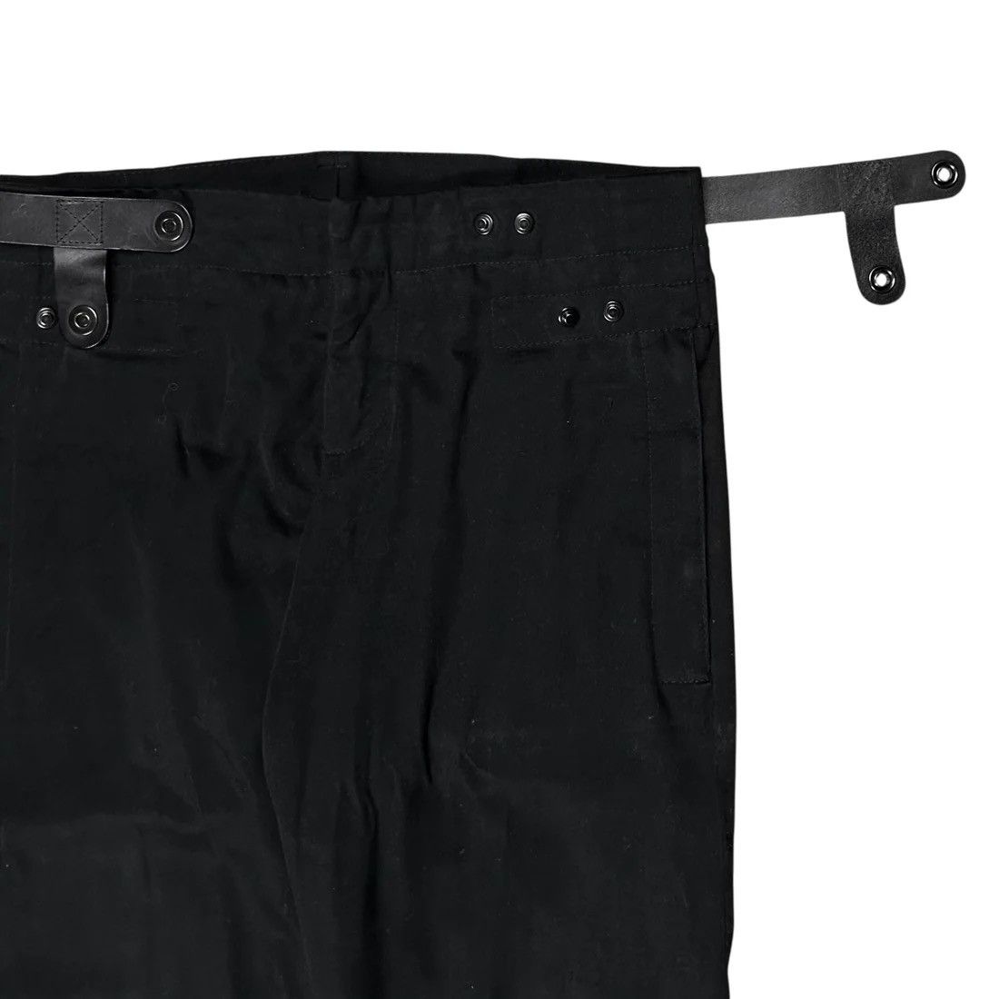 Dirk Bikkembergs Dirk Bikkembergs Leather Harness Moleskin Pants Size US 33 - 5 Thumbnail