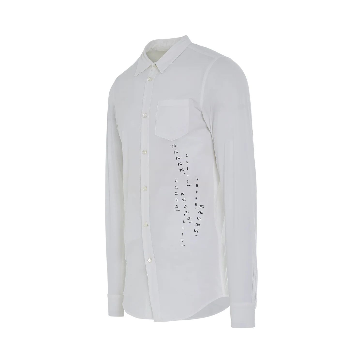 Doublet o1mris0824 Tape Shirt in White Size US S / EU 44-46 / 1 - 2 Thumbnail