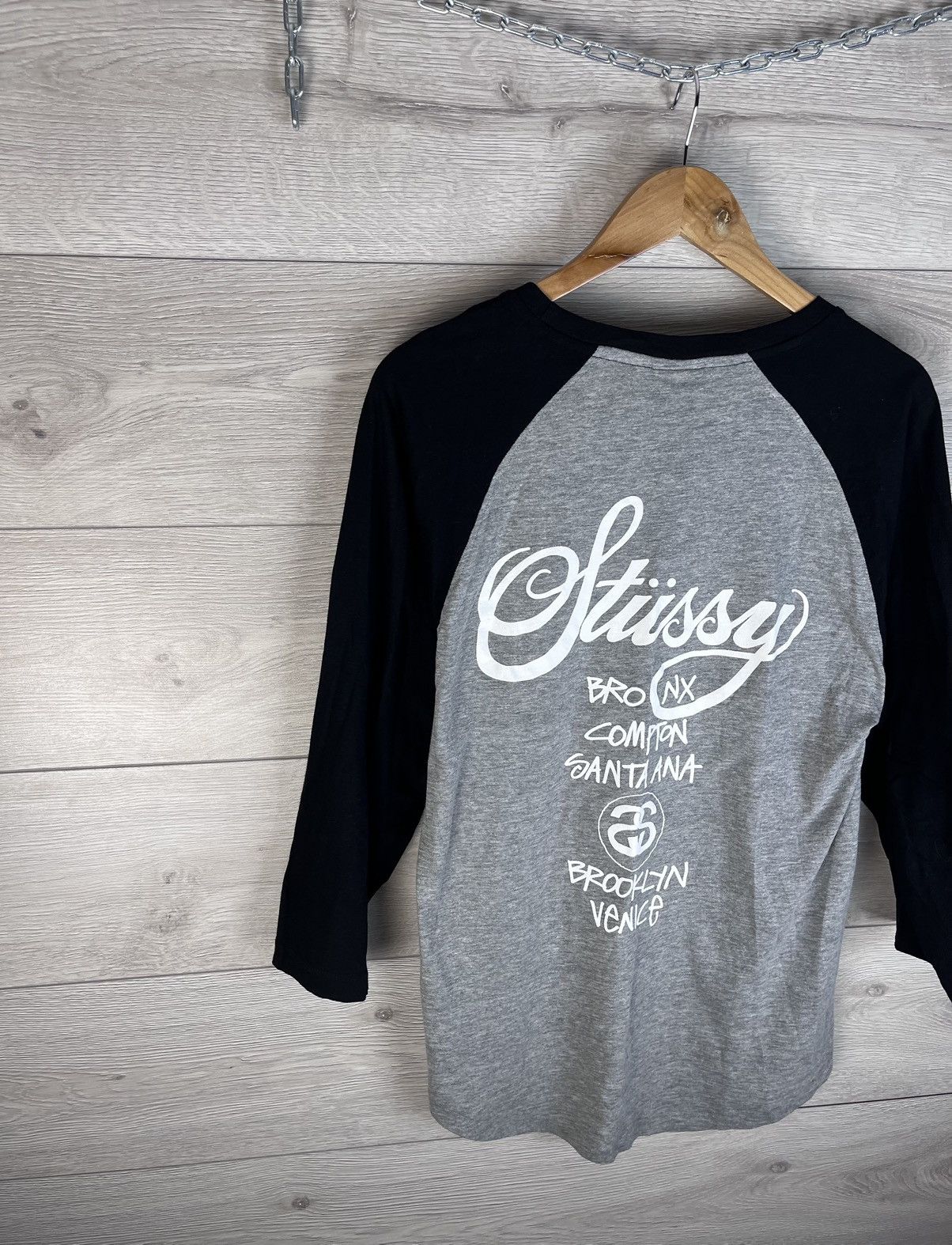 Stussy Men’s long sleeve Stussy size L made in India 🇮🇳 Size US L / EU 52-54 / 3 - 11 Thumbnail