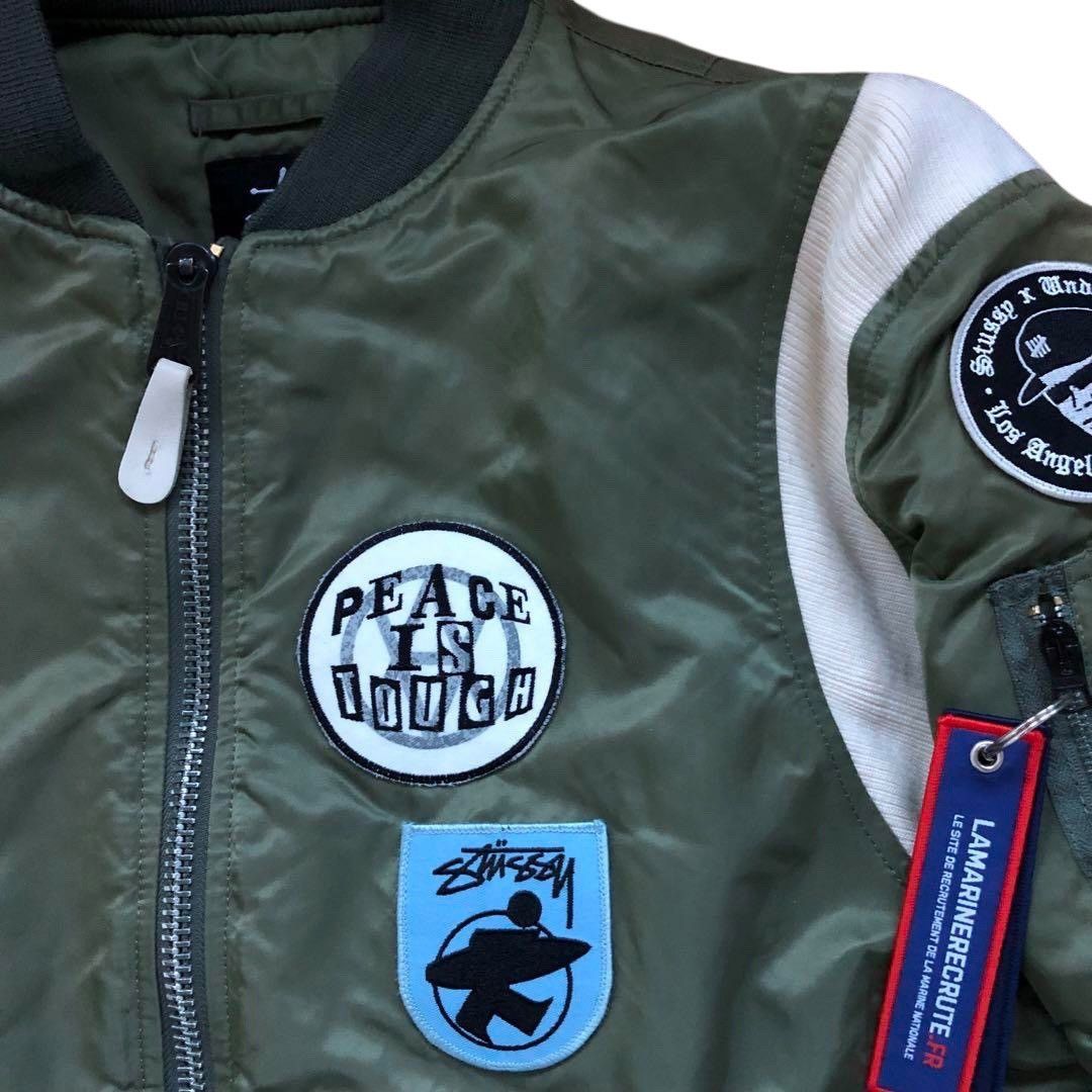 Stussy 25th Anniversary Alpha Fragment MA-1 Bomber Jacket
