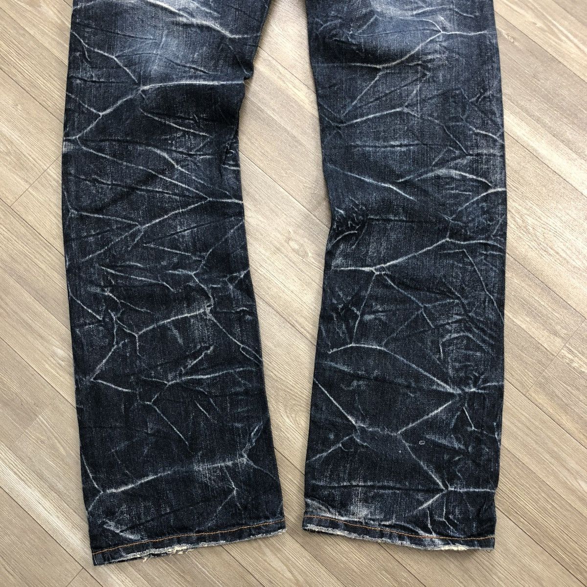 If Six Was Nine 2000s Nylaus Jeans Double Waist Multi Pocket Faded Lgb Style Size US 30 / EU 46 - 12 Thumbnail